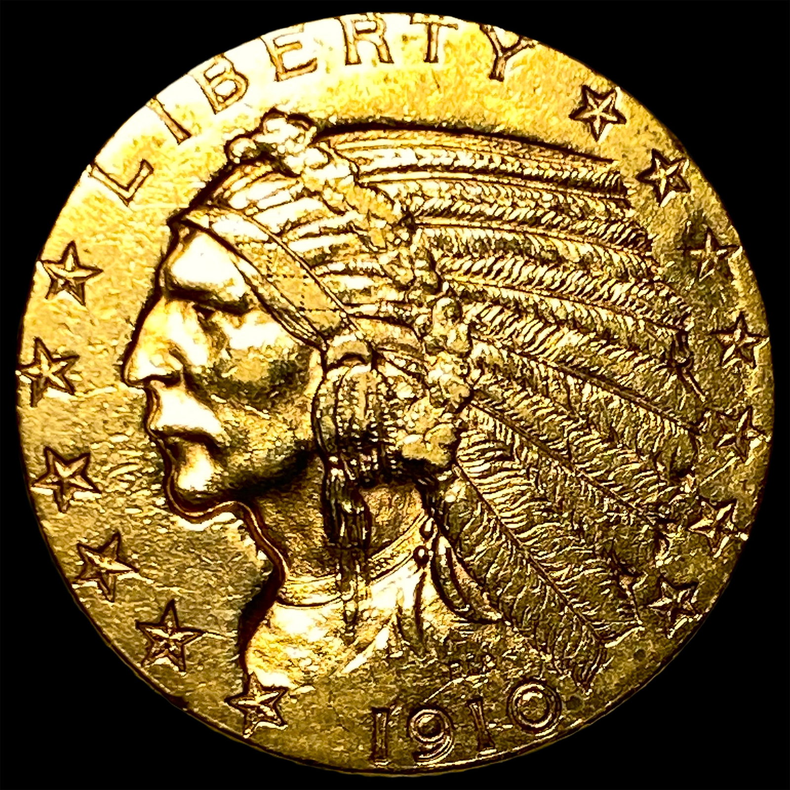 1910 Indian Head Half Eagle $5 Gold CLOSELY UNCIRCULATED (1 of 2)