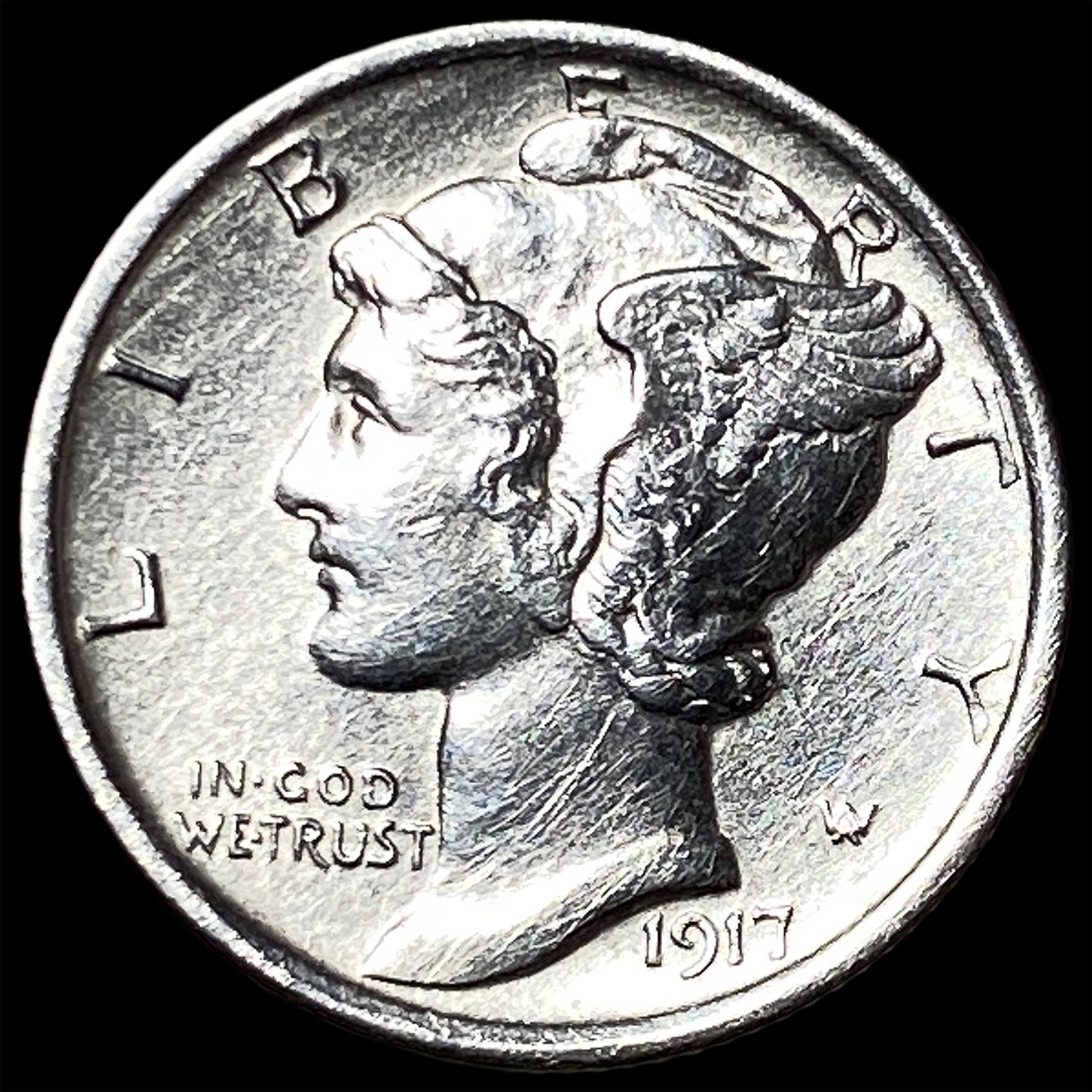 1917 Mercury Dime UNCIRCULATED (1 of 2)