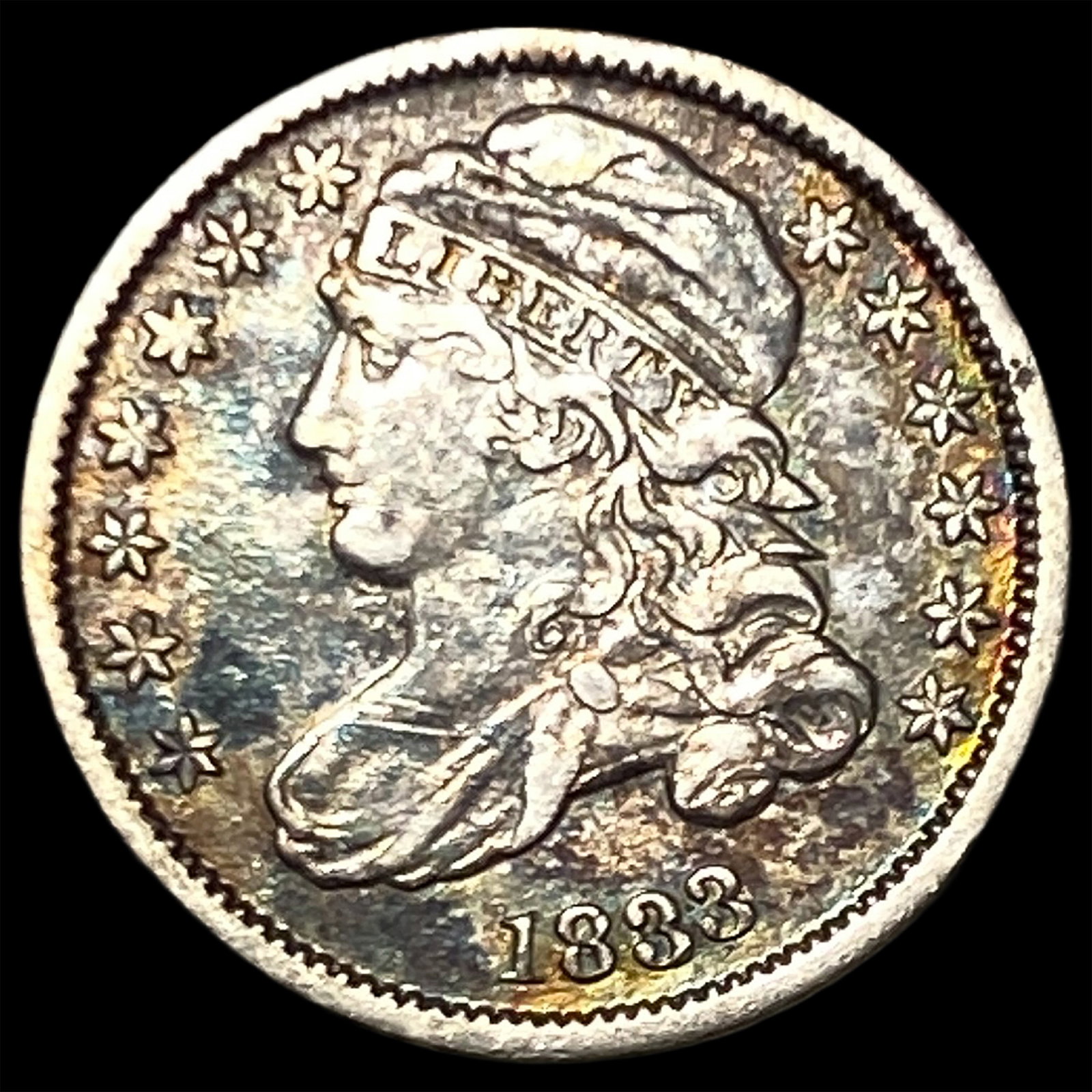 1833 Capped Bust Dime CLOSELY UNCIRCULATED: 1833 Capped Bust Dime CLOSELY UNCIRCULATED
