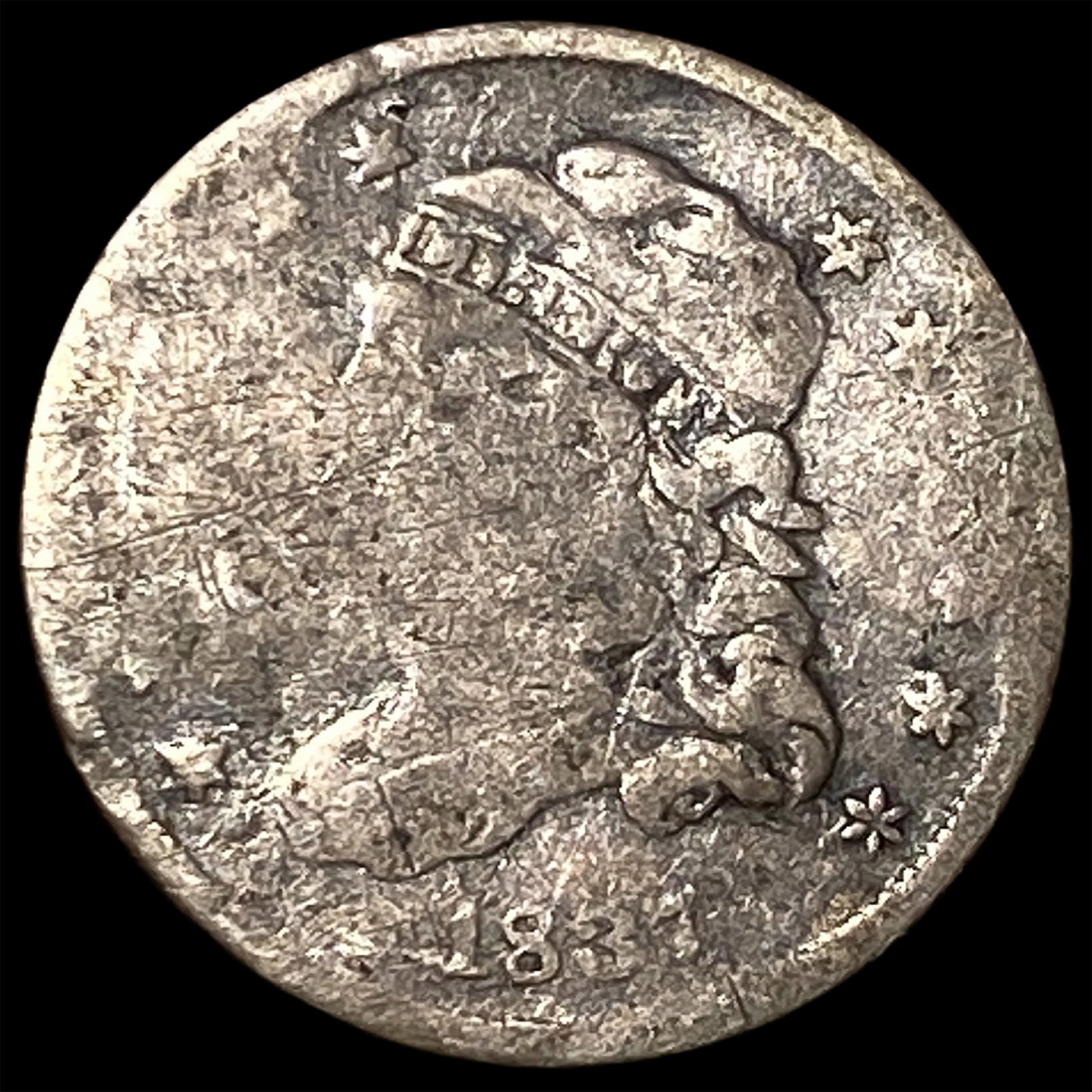 1834 Capped Bust Half Dime HIGH GRADE: 1834 Capped Bust Half Dime HIGH GRADE
