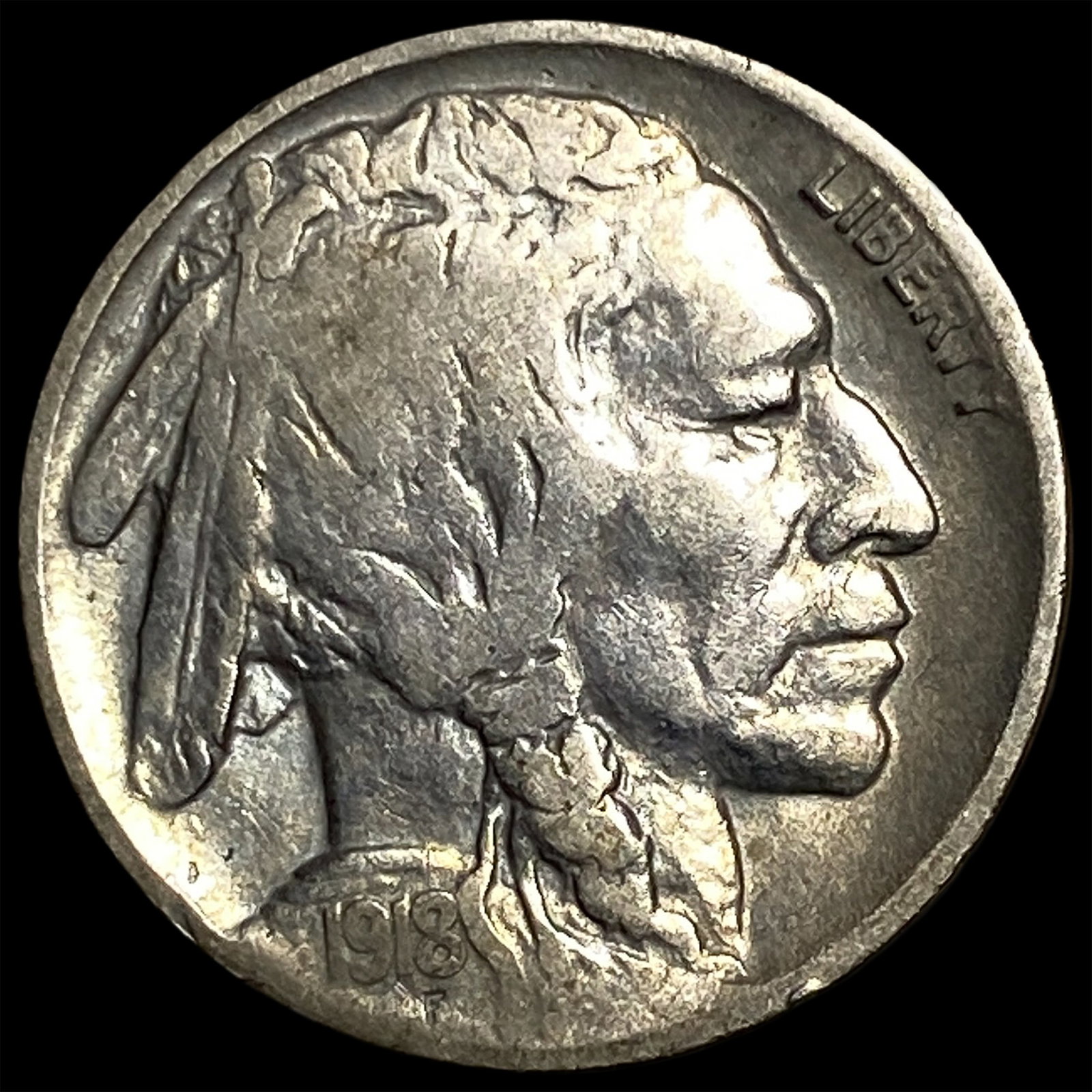 1913-D Type 1 Buffalo Nickel CLOSELY UNCIRCULATED: 1913-D Type 1 Buffalo Nickel CLOSELY UNCIRCULATED