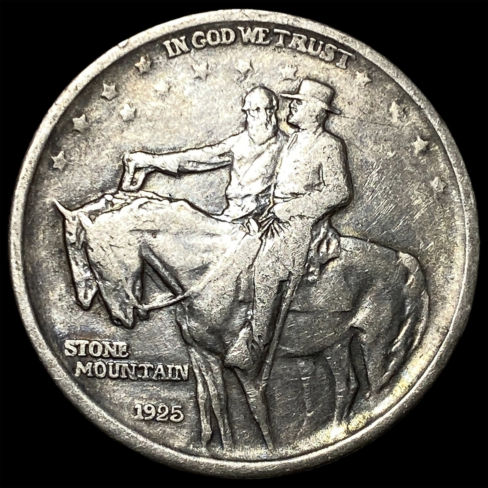 1925 Silver Half Dollar Stone Mountain NEARLY UNCIRCULATED: 1925 Silver Half Dollar Stone Mountain NEARLY UNCIRCULATED