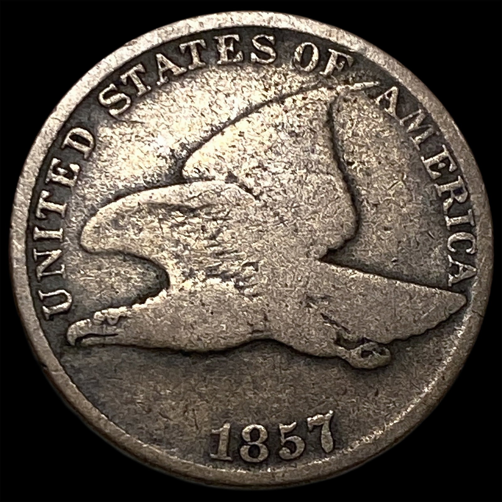 1857 Flying Eagle Cent LIGHTLY CIRCULATED: 1857 Flying Eagle Cent LIGHTLY CIRCULATED
