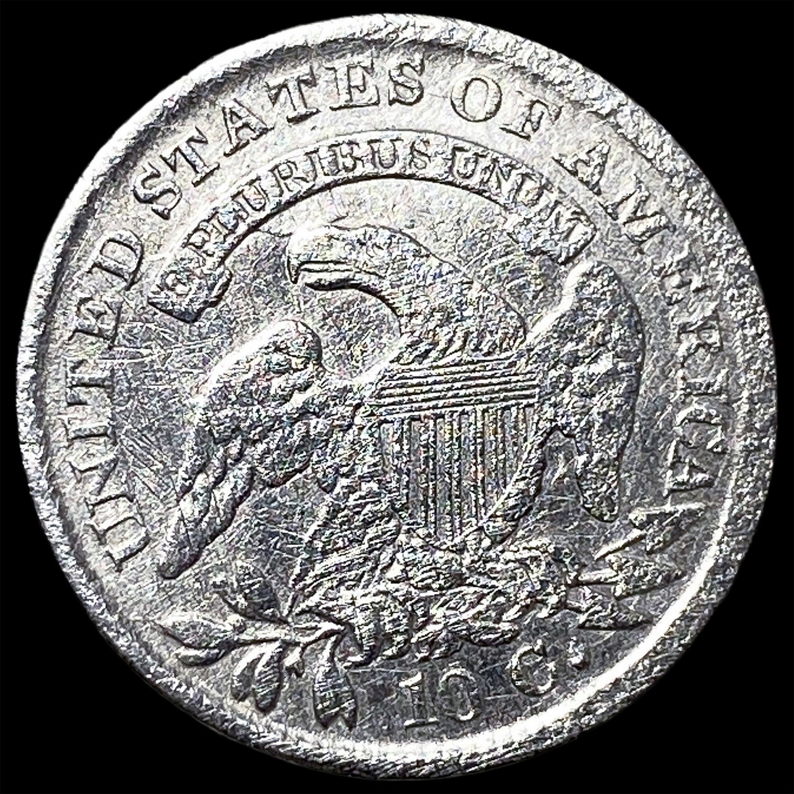 1836 Capped Bust Dime CLOSELY UNCIRCULATED - 2
