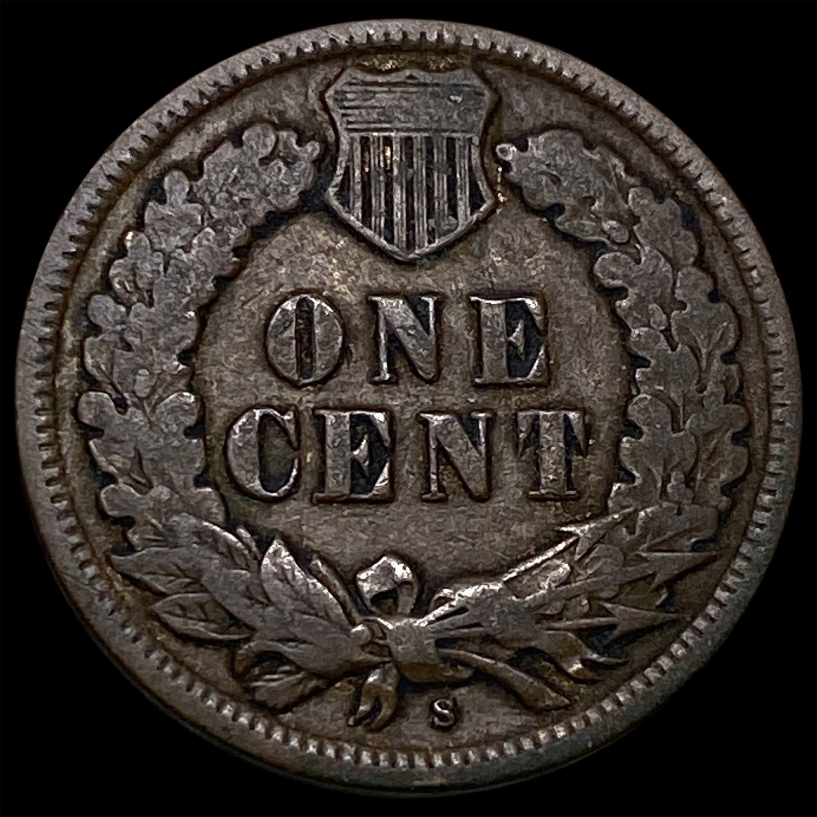 1908-S Indian Head Cent ABOUT UNCIRCULATED - 2