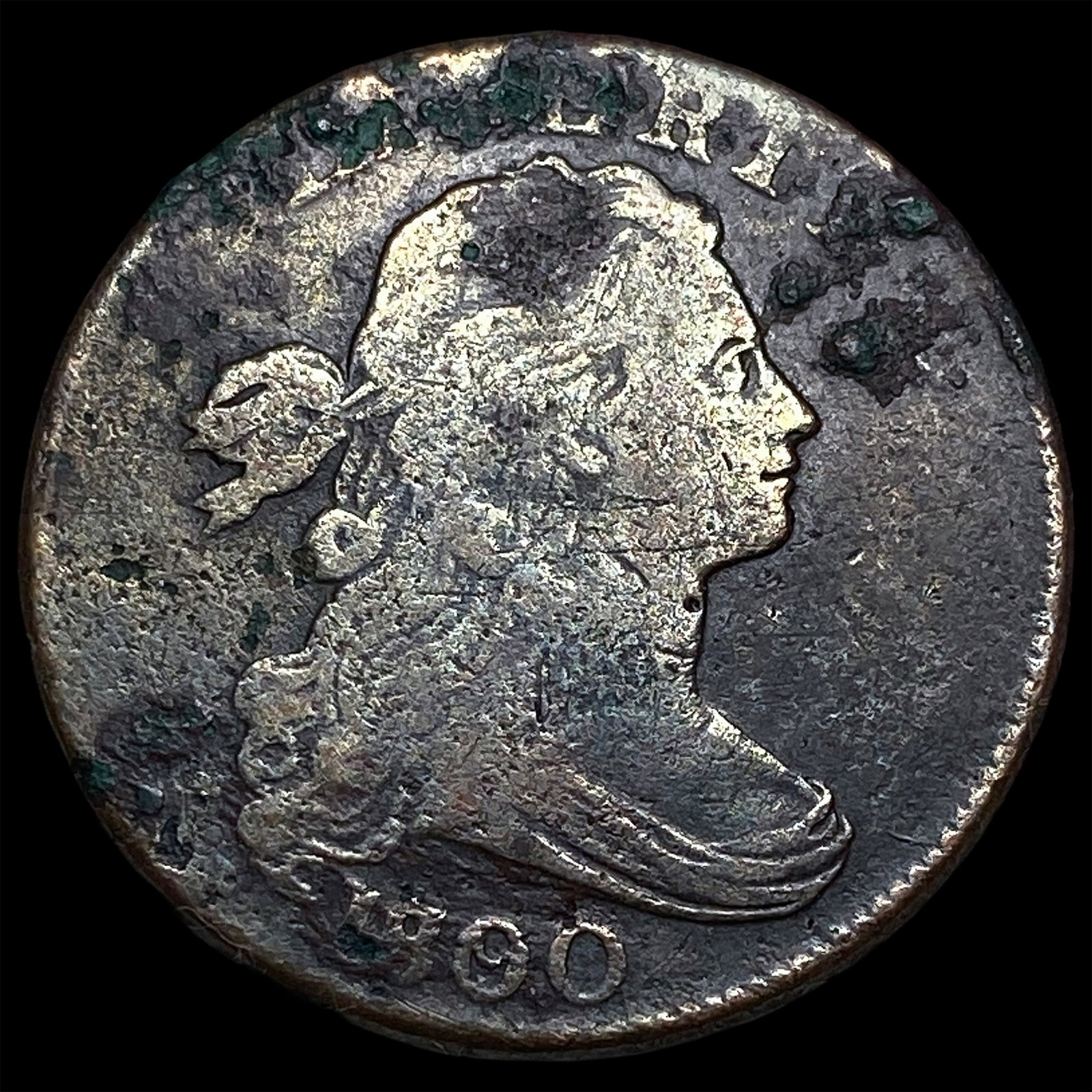 1798 Draped Bust Large Cent LIGHTLY CIRCULATED: 1798 Draped Bust Large Cent LIGHTLY CIRCULATED