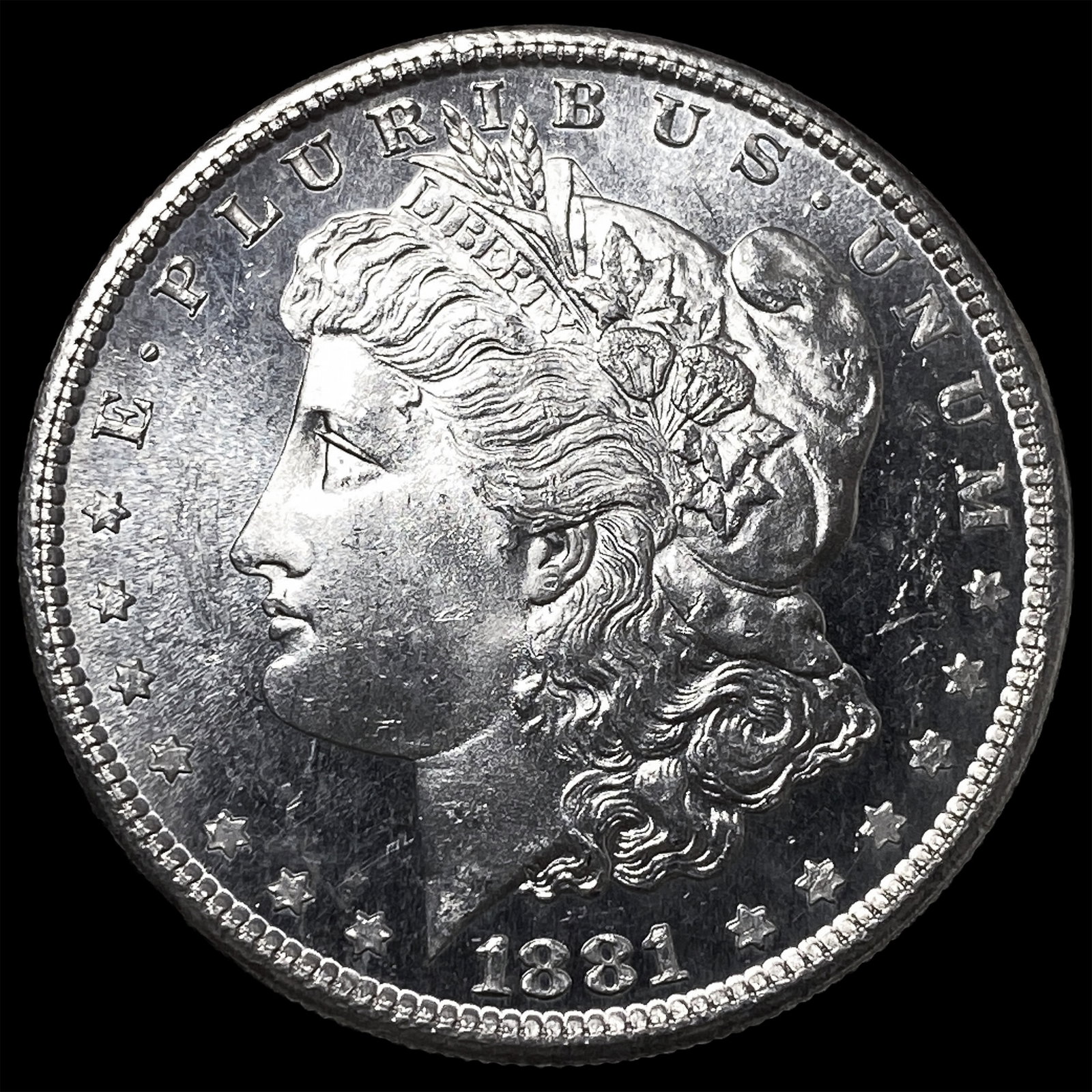 1881-S Silver Morgan Dollar UNCIRCULATED: 1881-S Silver Morgan Dollar UNCIRCULATED