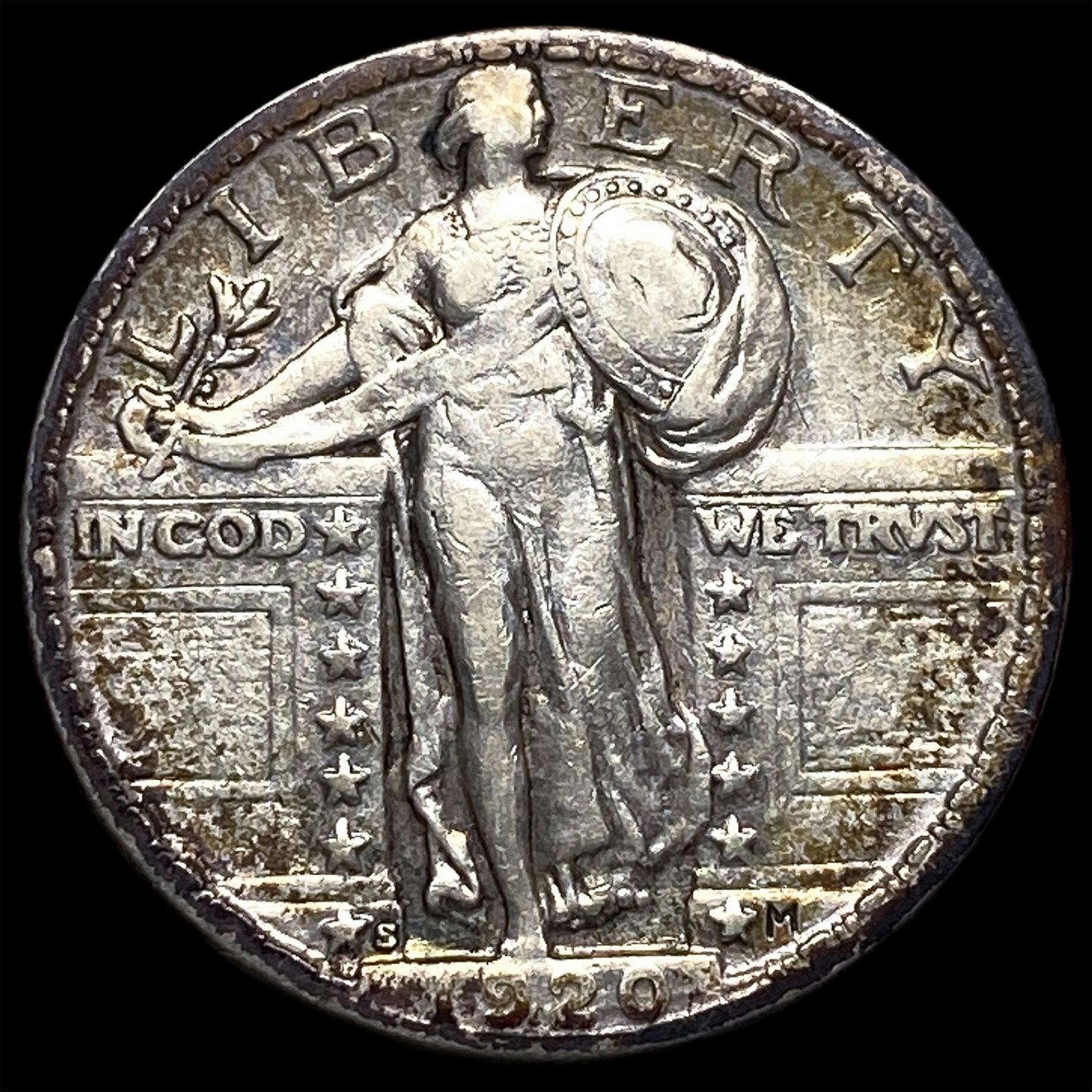 1929-S Silver Standing Liberty Quarter CLOSELY UNCIRCULATED: 1929-S Silver Standing Liberty Quarter CLOSELY UNCIRCULATED