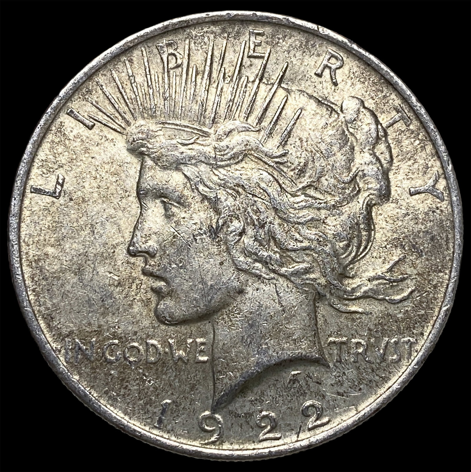 1922 Silver Peace Dollar UNCIRCULATED: 1922 Silver Peace Dollar UNCIRCULATED