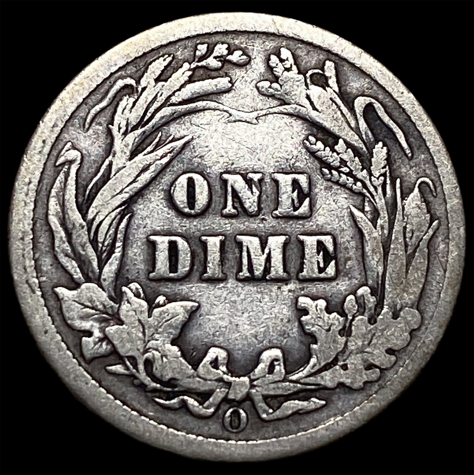 1908-O Silver Barber Dime LIGHTLY CIRCULATED - 2