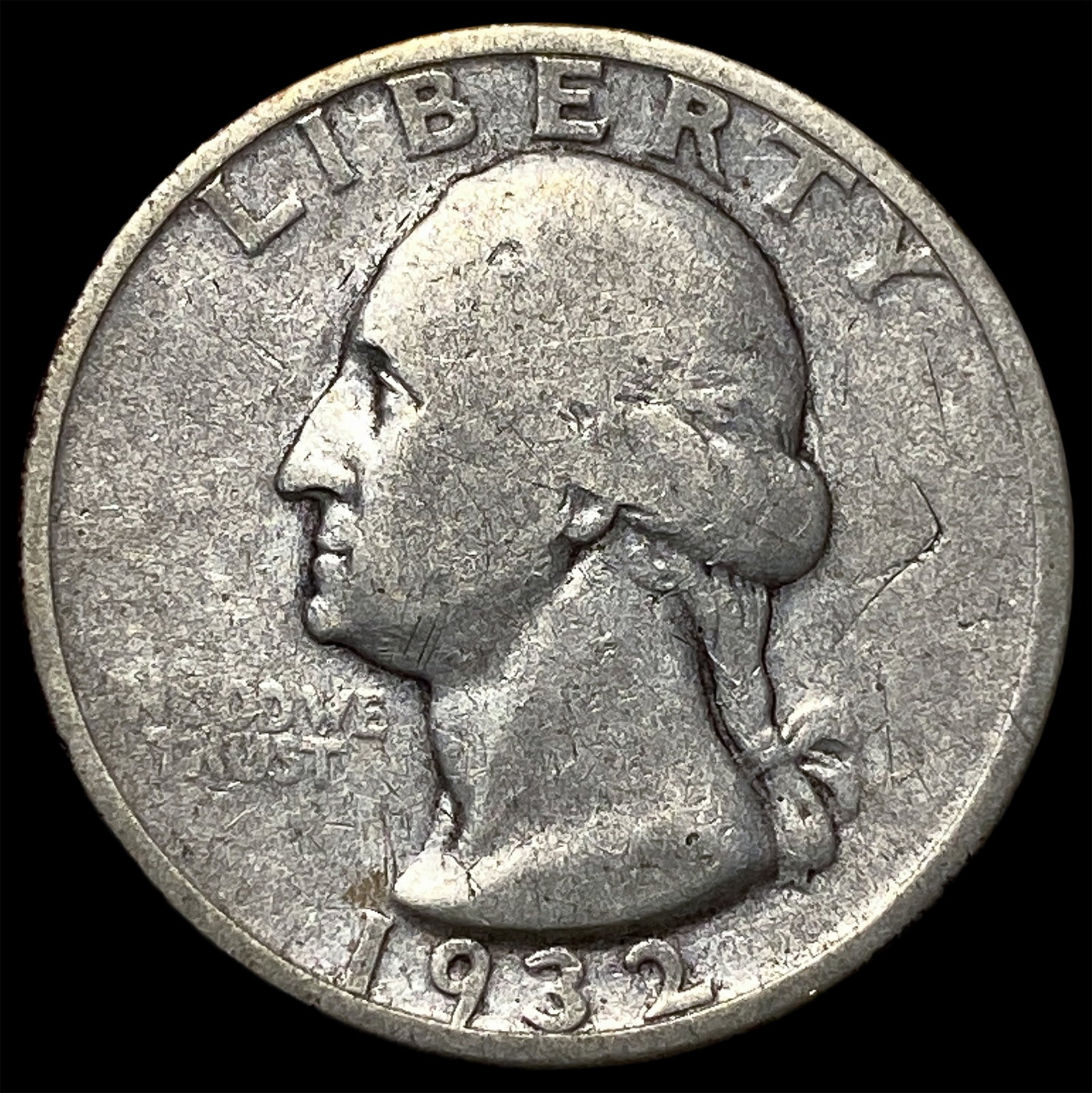 1932-D Silver Washington Quarter LIGHTLY CIRCULATED (1 of 2)