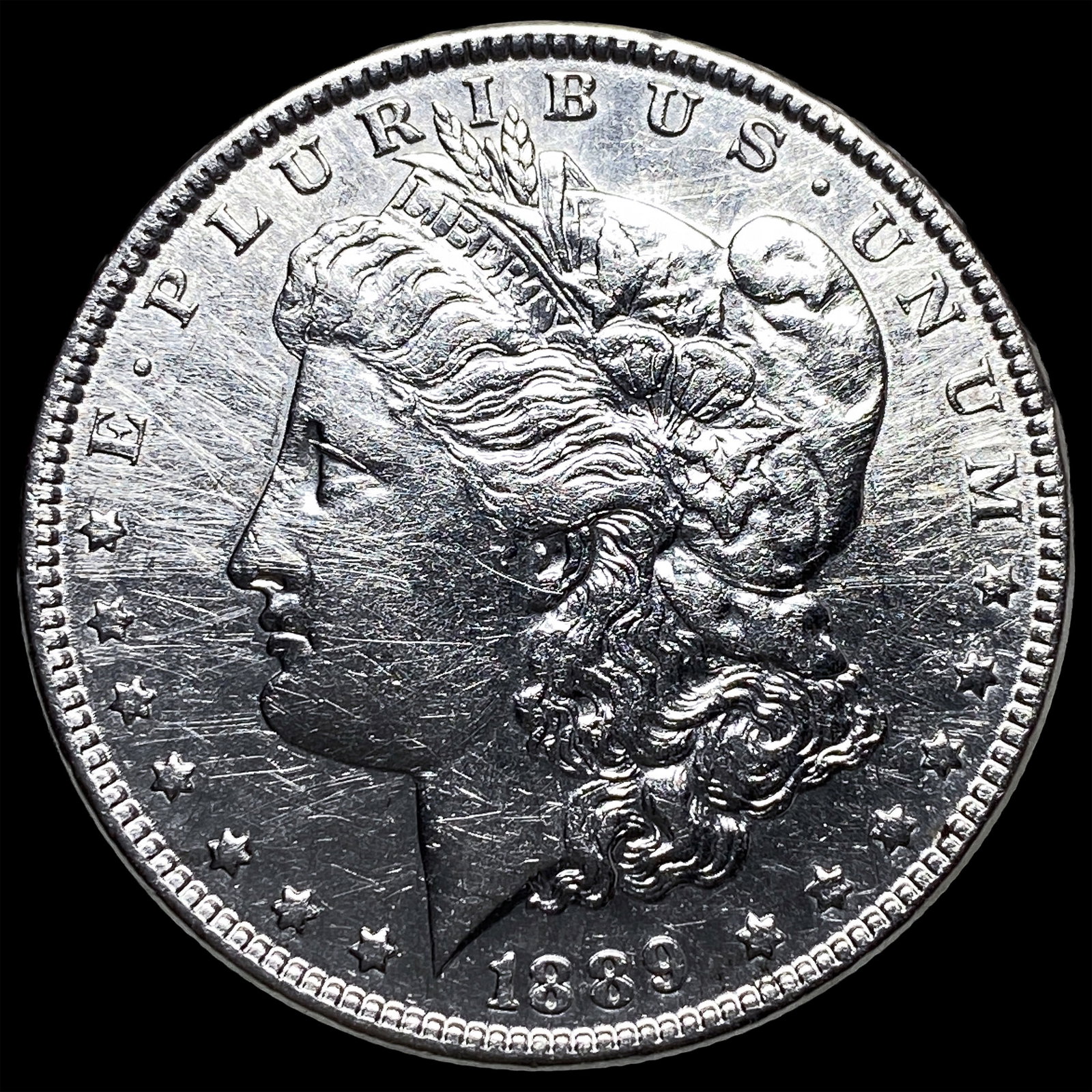 1889 Morgan Silver Dollar CLOSELY UNCIRCULATED: 1889 Morgan Silver Dollar CLOSELY UNCIRCULATED