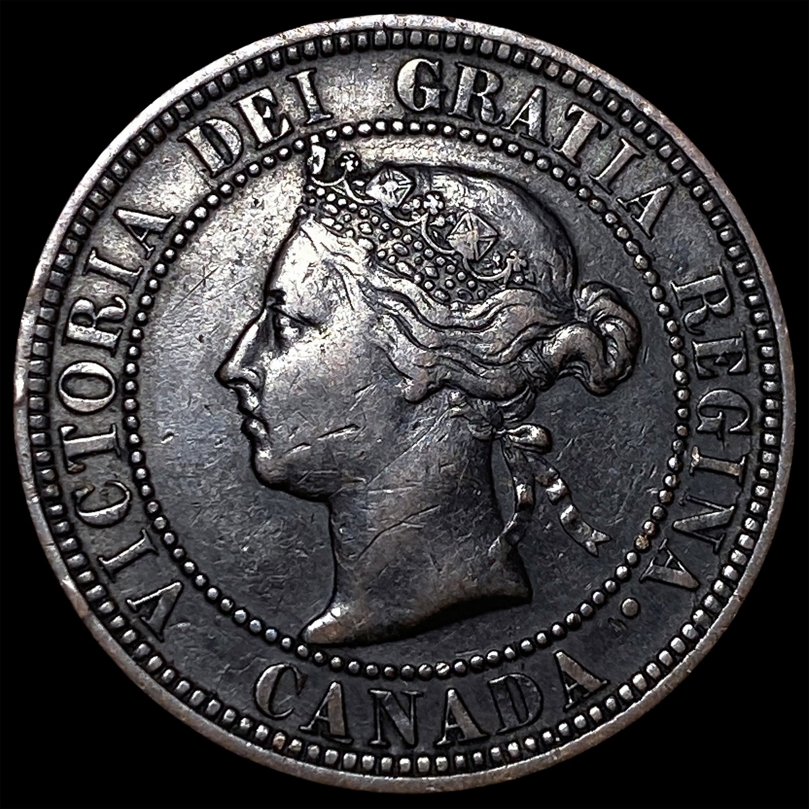 1891 Canada 1 Cent Victoria NEARLY UNCIRCULATED (1 of 2)