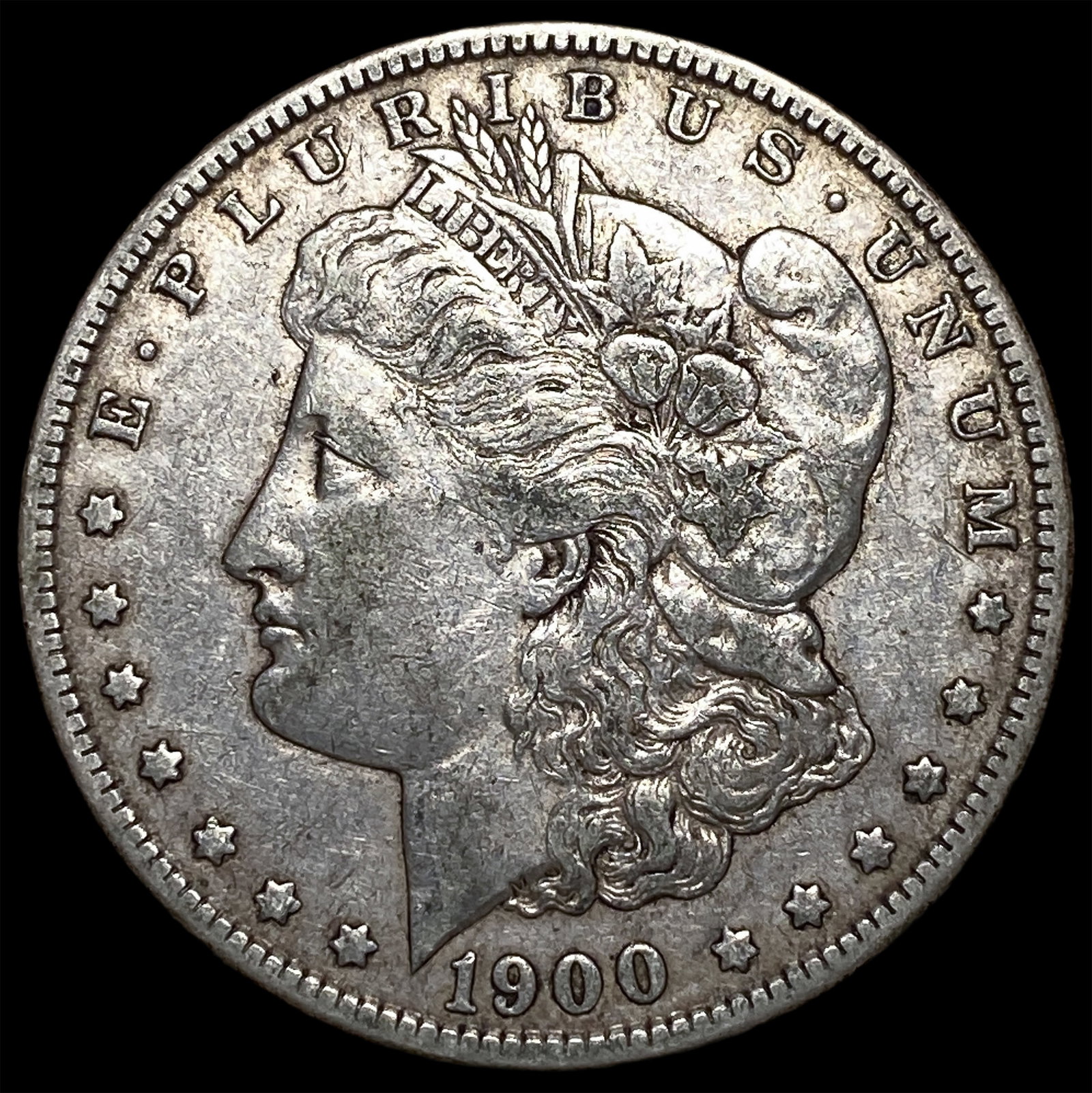 1900-O Silver Morgan Dollar NEARLY UNCIRCULATED: 1900-O Silver Morgan Dollar NEARLY UNCIRCULATED