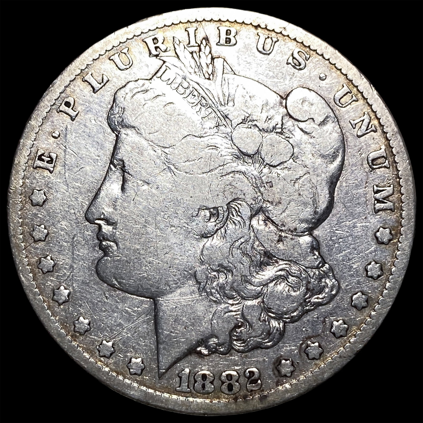 1882-CC Silver Morgan Dollar NICELY CIRCULATED: 1882-CC Silver Morgan Dollar NICELY CIRCULATED