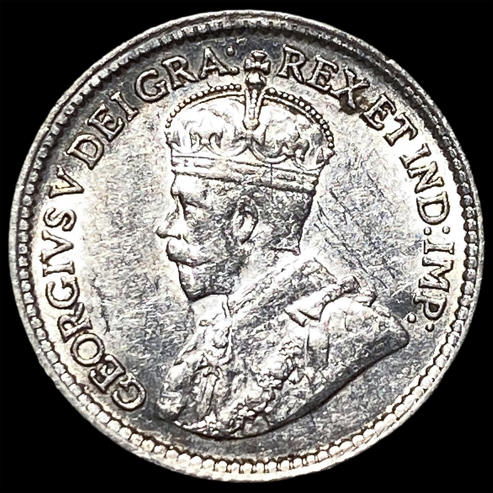 1920 Canada Silver 5 Cents UNCIRCULATED: 1920 Canada Silver 5 Cents UNCIRCULATED