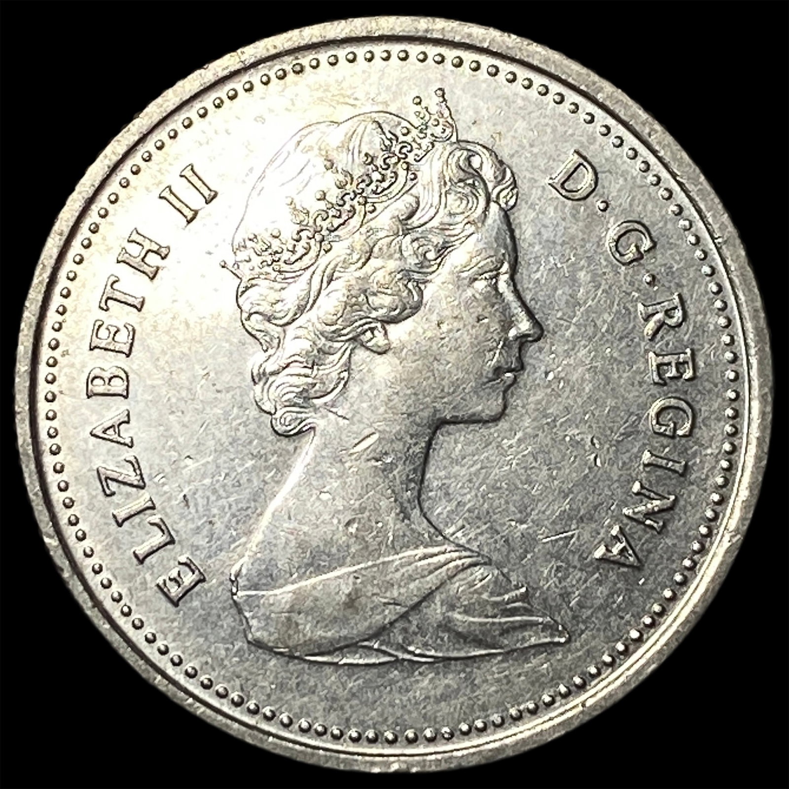 1980 Canada Nickel 25 Cents: 1980 Canada Nickel 25 Cents