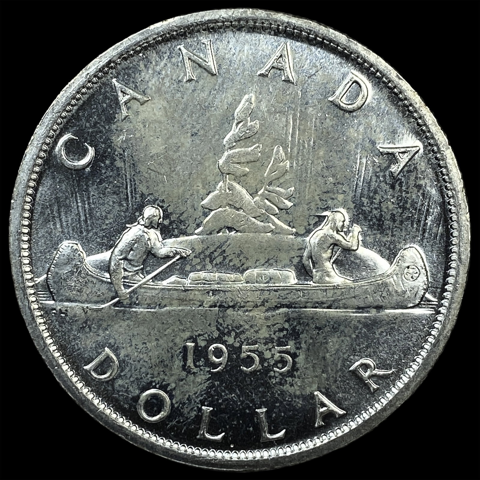 1955 Canada Silver Dollar - 2