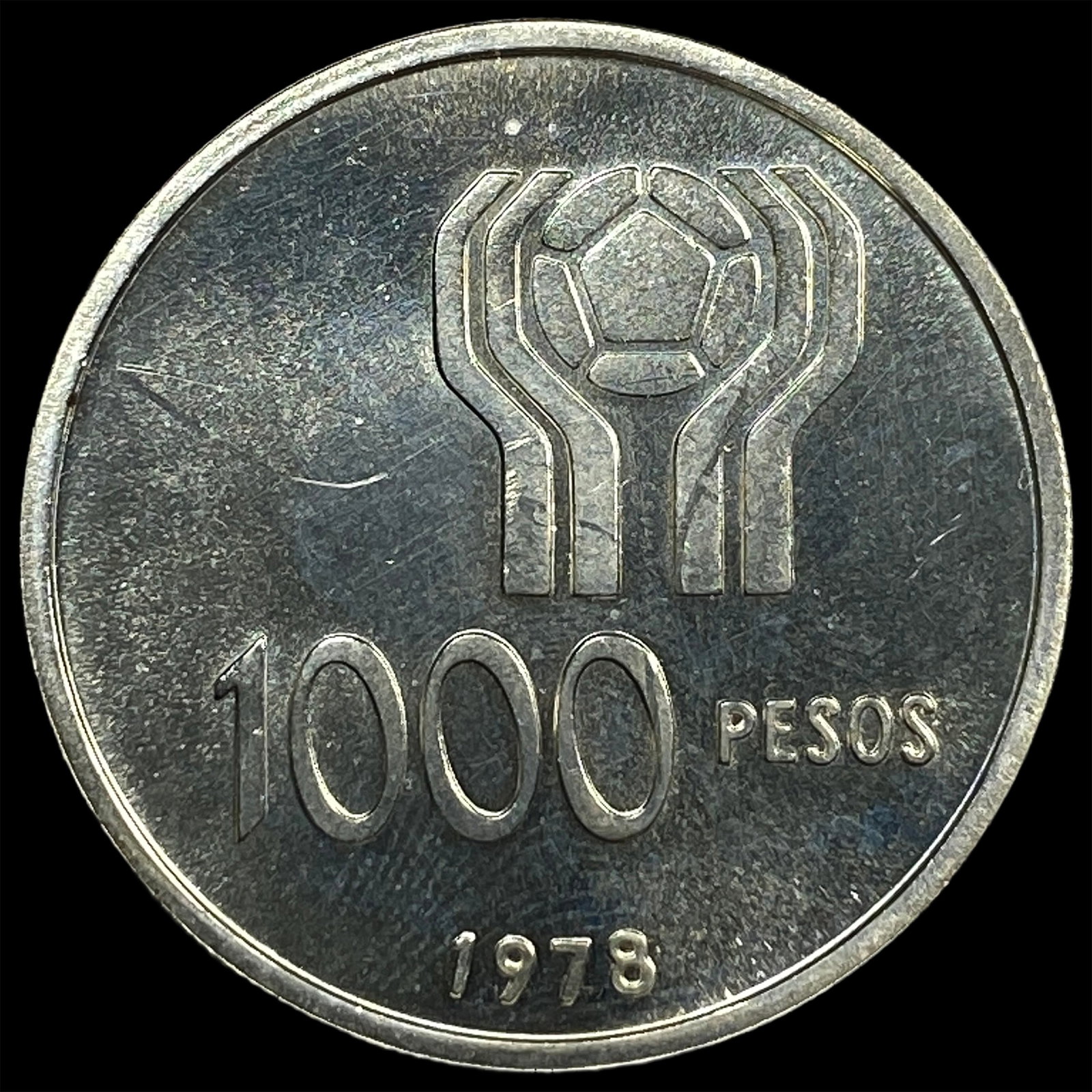 1978 Argentina Silver 1000 Pesos Proof (1 of 2)