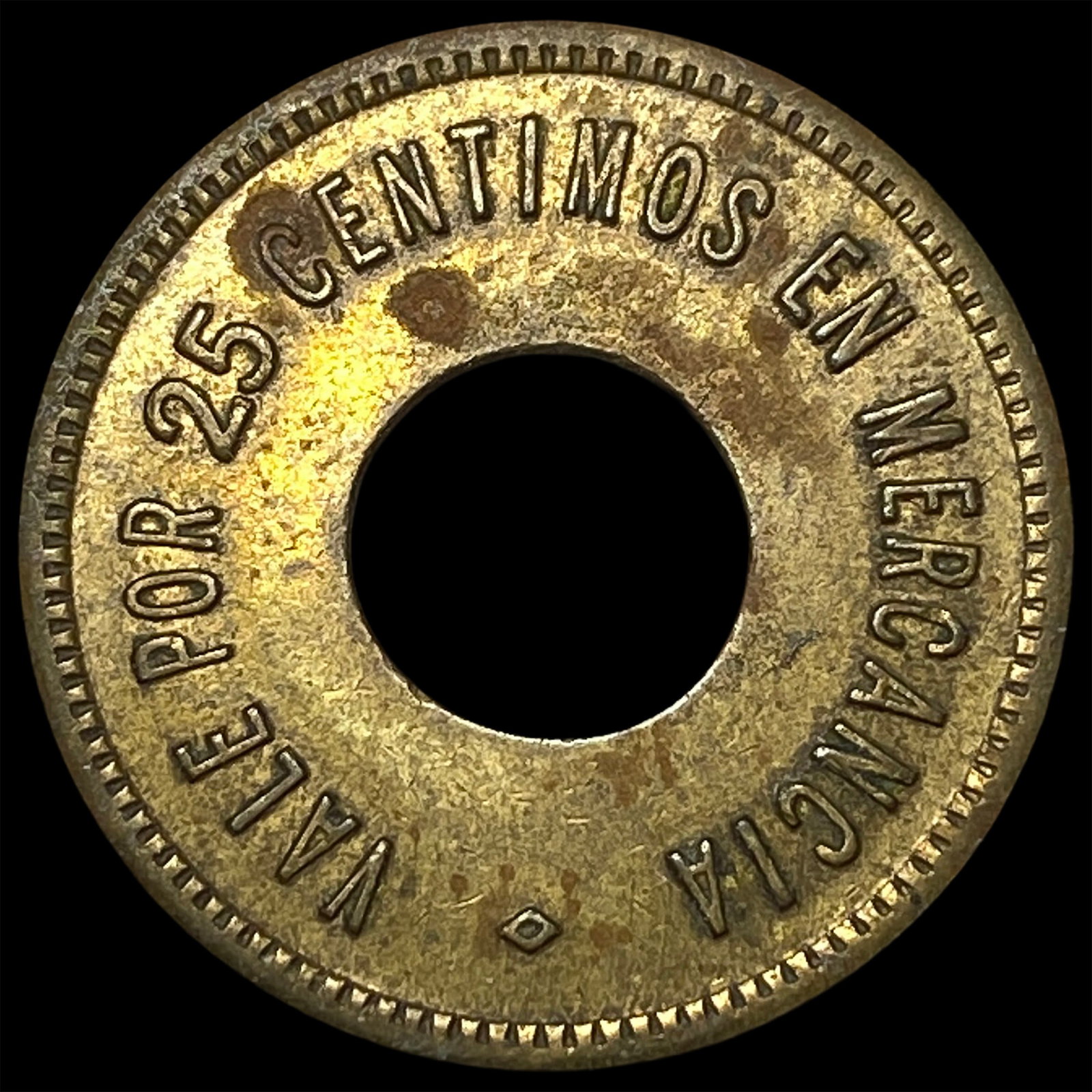 ND Coasta Rica 25 Centimos Token: ND Coasta Rica 25 Centimos Token