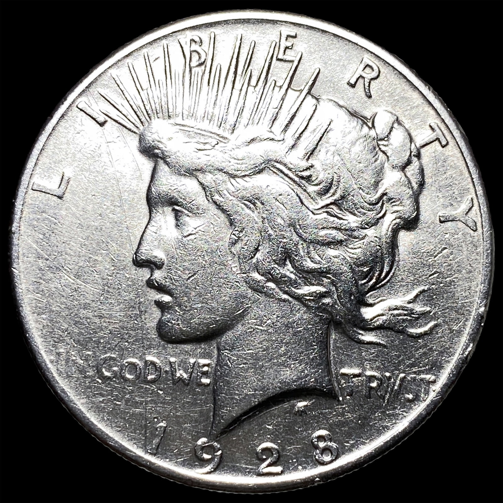 1928 Peace Silver Dollar CLOSELY UNCIRCULATED (1 of 2)