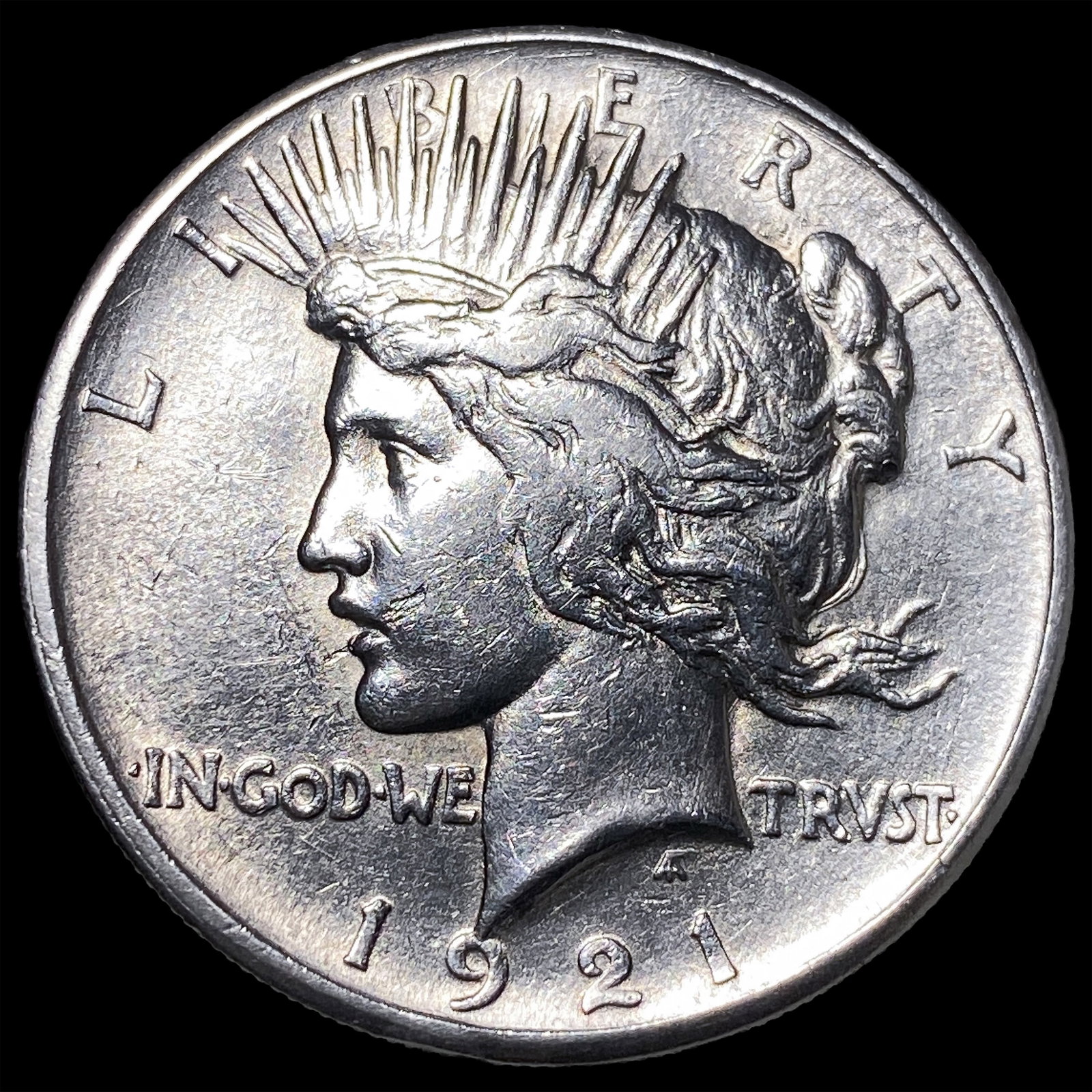 1921 Silver Peace Dollar CLOSELY UNCIRCULATED: 1921 Silver Peace Dollar CLOSELY UNCIRCULATED