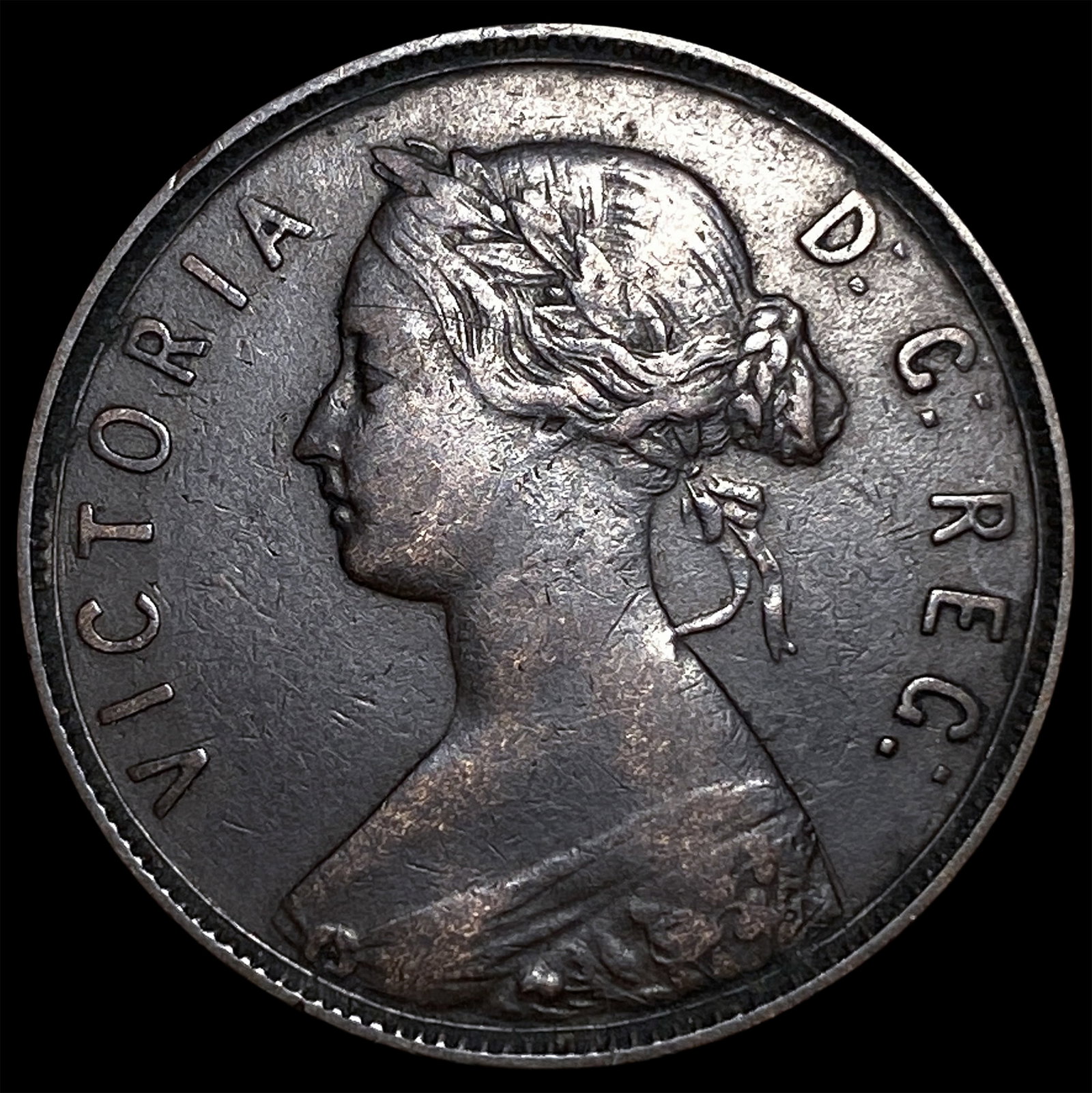 1880 Newfoundland Bronze 1 Cent ABOUT UNCIRCULATED (1 of 2)