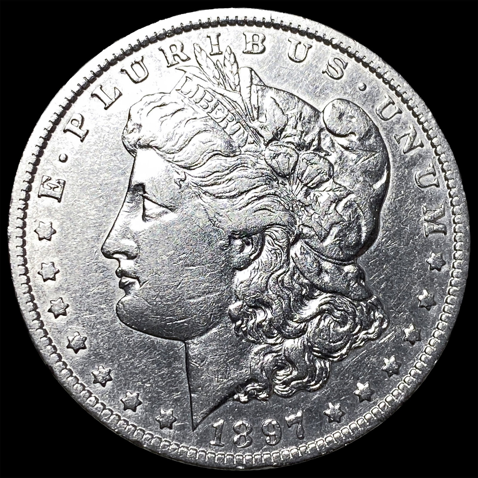 1897-O Silver Morgan Dollar CLOSELY UNCIRCULATED: 1897-O Silver Morgan Dollar CLOSELY UNCIRCULATED