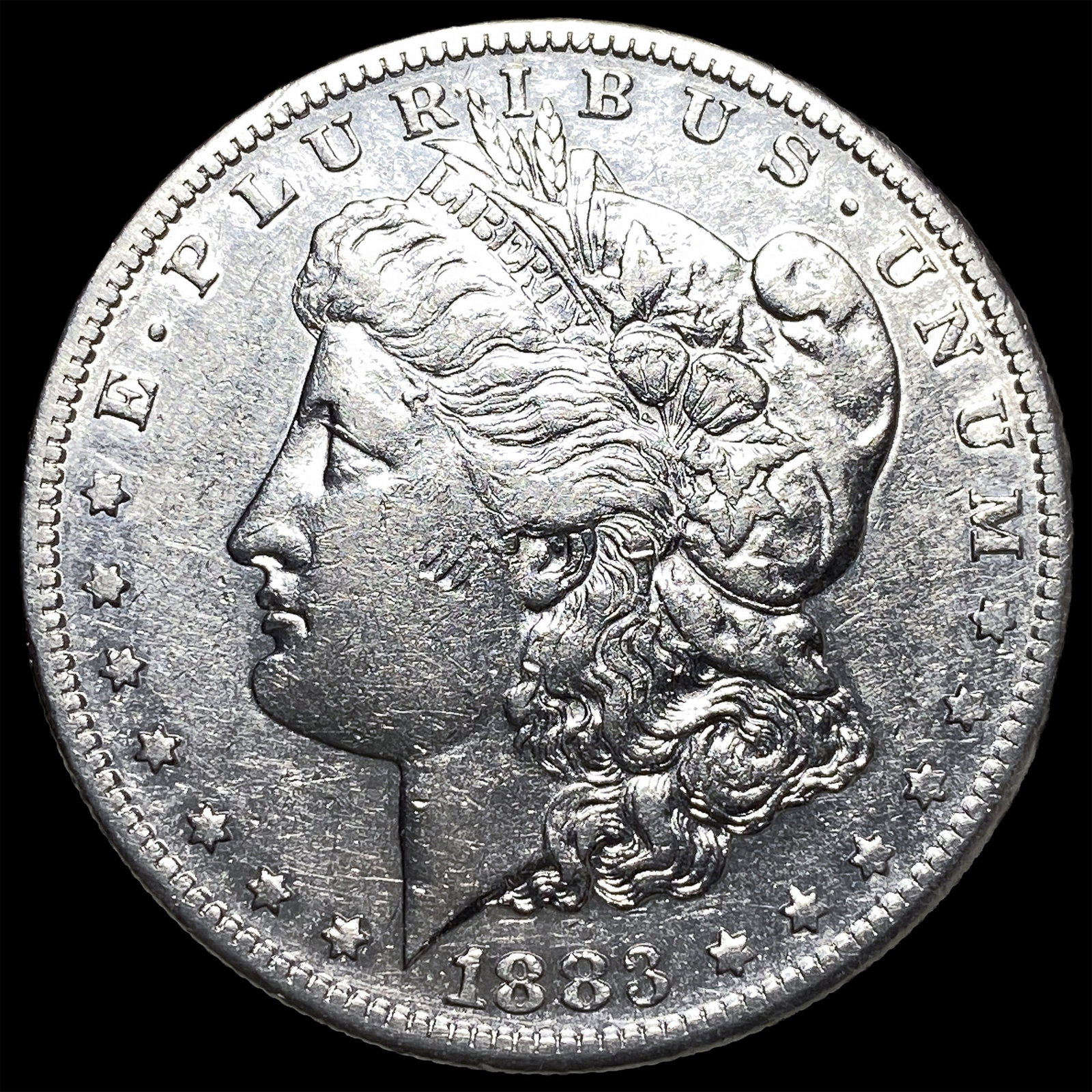 1883-S Silver Morgan Dollar CLOSELY UNCIRCULATED: 1883-S Silver Morgan Dollar CLOSELY UNCIRCULATED