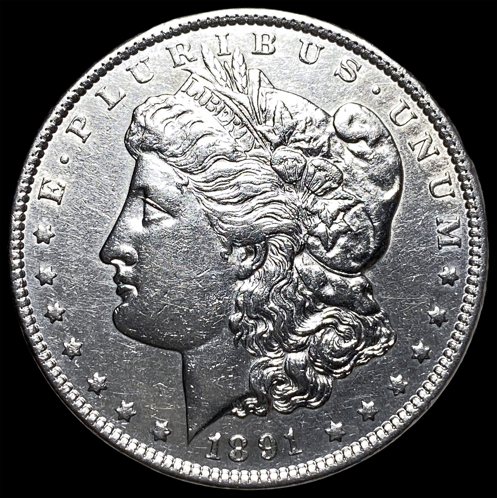 1891-CC Silver Morgan Dollar UNCIRCULATED: 1891-CC Silver Morgan Dollar UNCIRCULATED