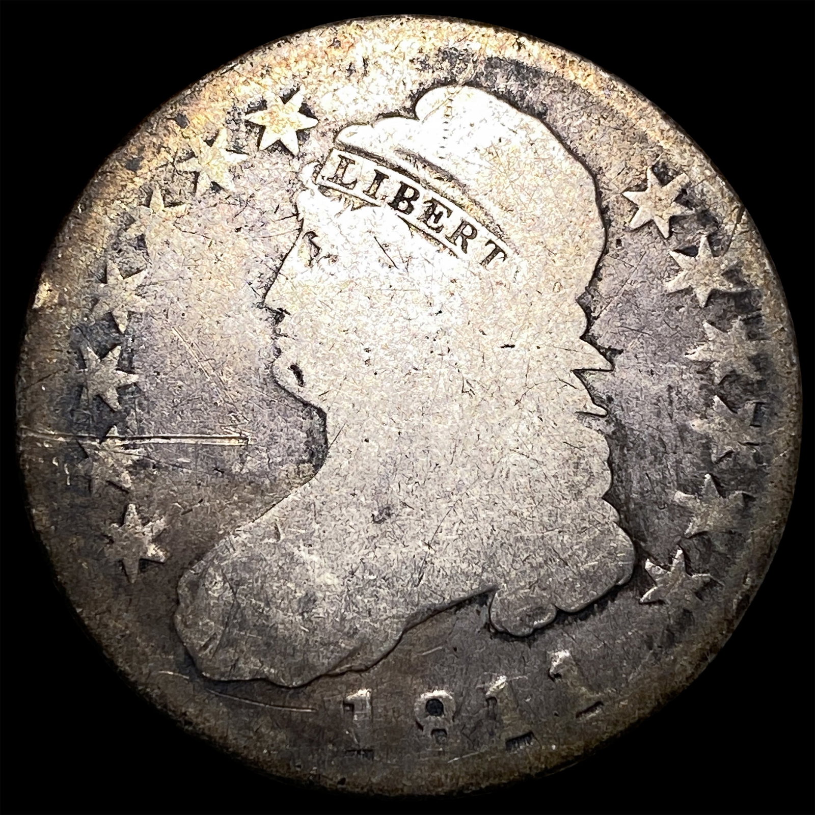1811 Capped Bust Half Dollar NICELY CIRCULATED (1 of 2)