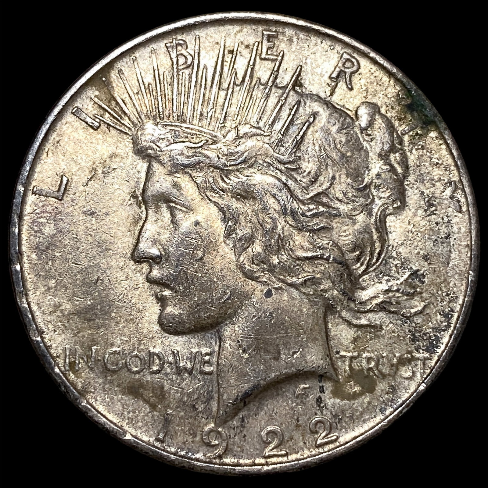 1922-S Silver Peace Dollar UNCIRCULATED: 1922-S Silver Peace Dollar UNCIRCULATED