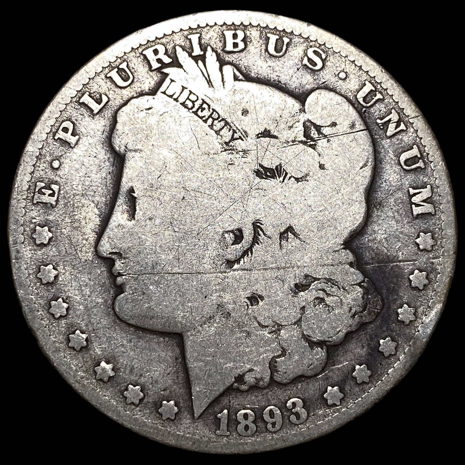 1893-O Silver Morgan Dollar NICELY CIRCULATED: 1893-O Silver Morgan Dollar NICELY CIRCULATED