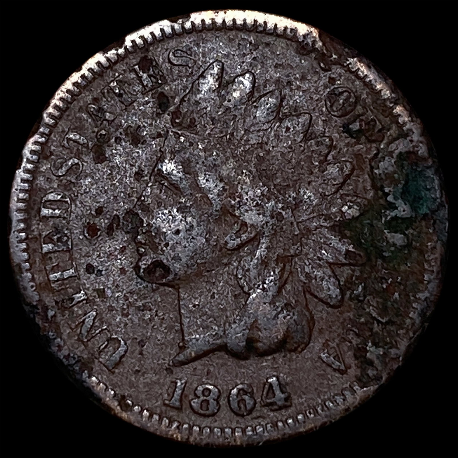 1864 Bronze Indian Head Cent HIGH GRADE: 1864 Bronze Indian Head Cent HIGH GRADE