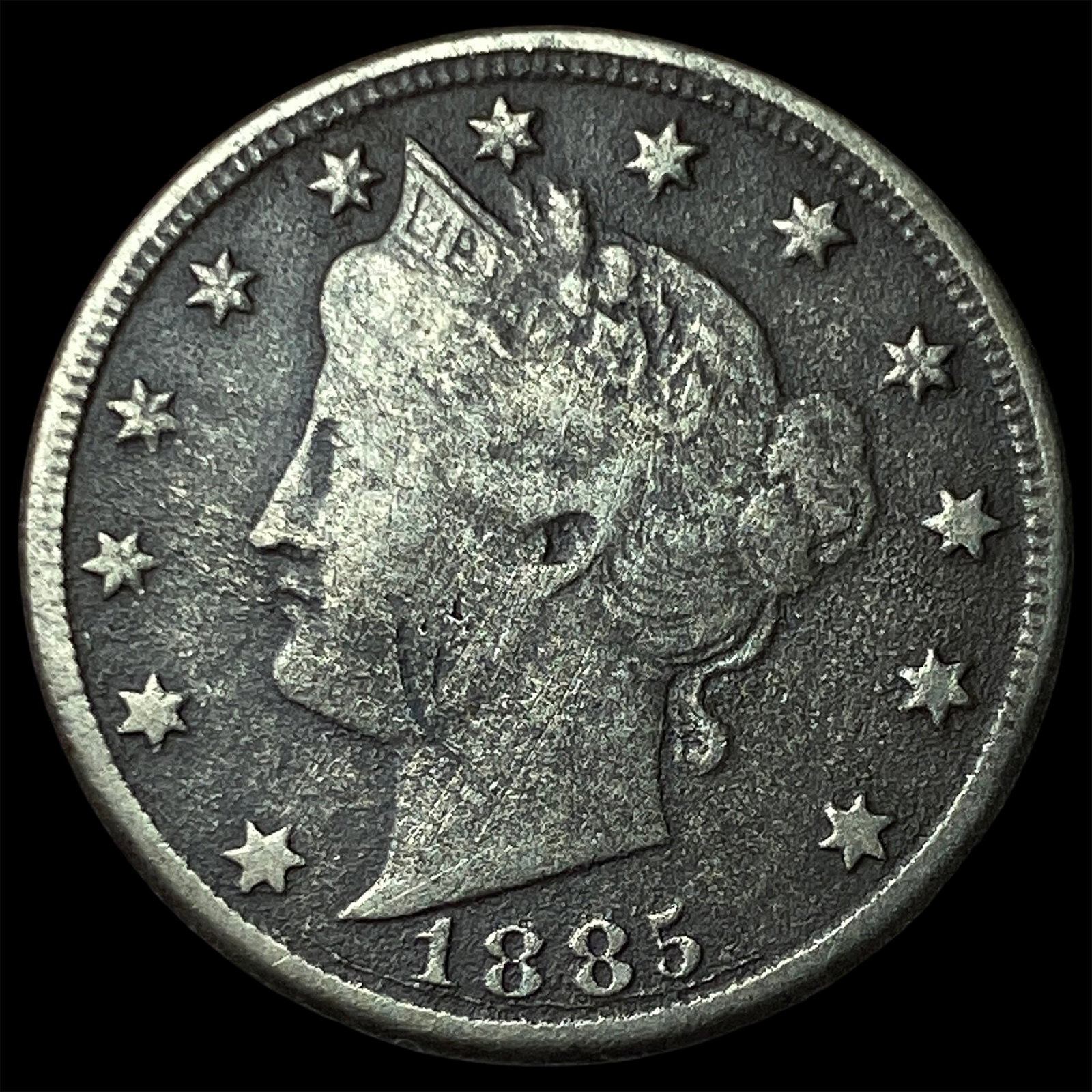 1885 Liberty Head Nickel LIGHTLY CIRCULATED (1 of 2)
