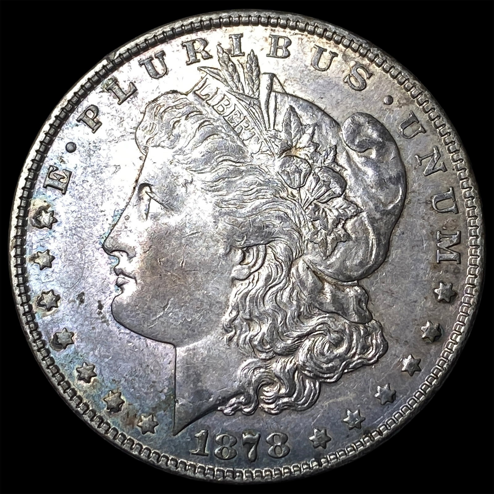 1878 Silver Morgan Dollar CLOSELY UNCIRCULATED: 1878 Silver Morgan Dollar CLOSELY UNCIRCULATED