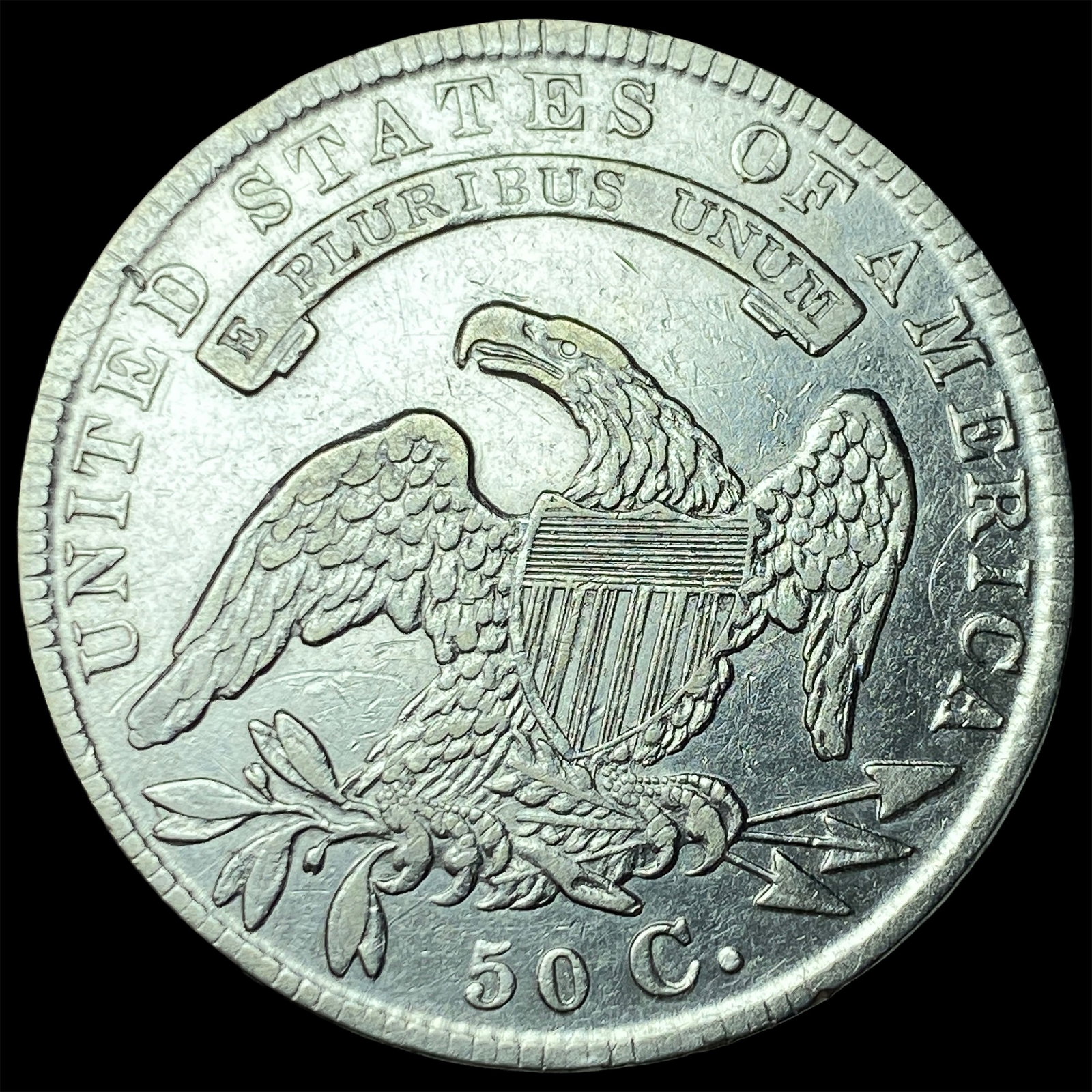 1834 Capped Bust Half Dollar CLOSELY UNCIRCULATED - 2