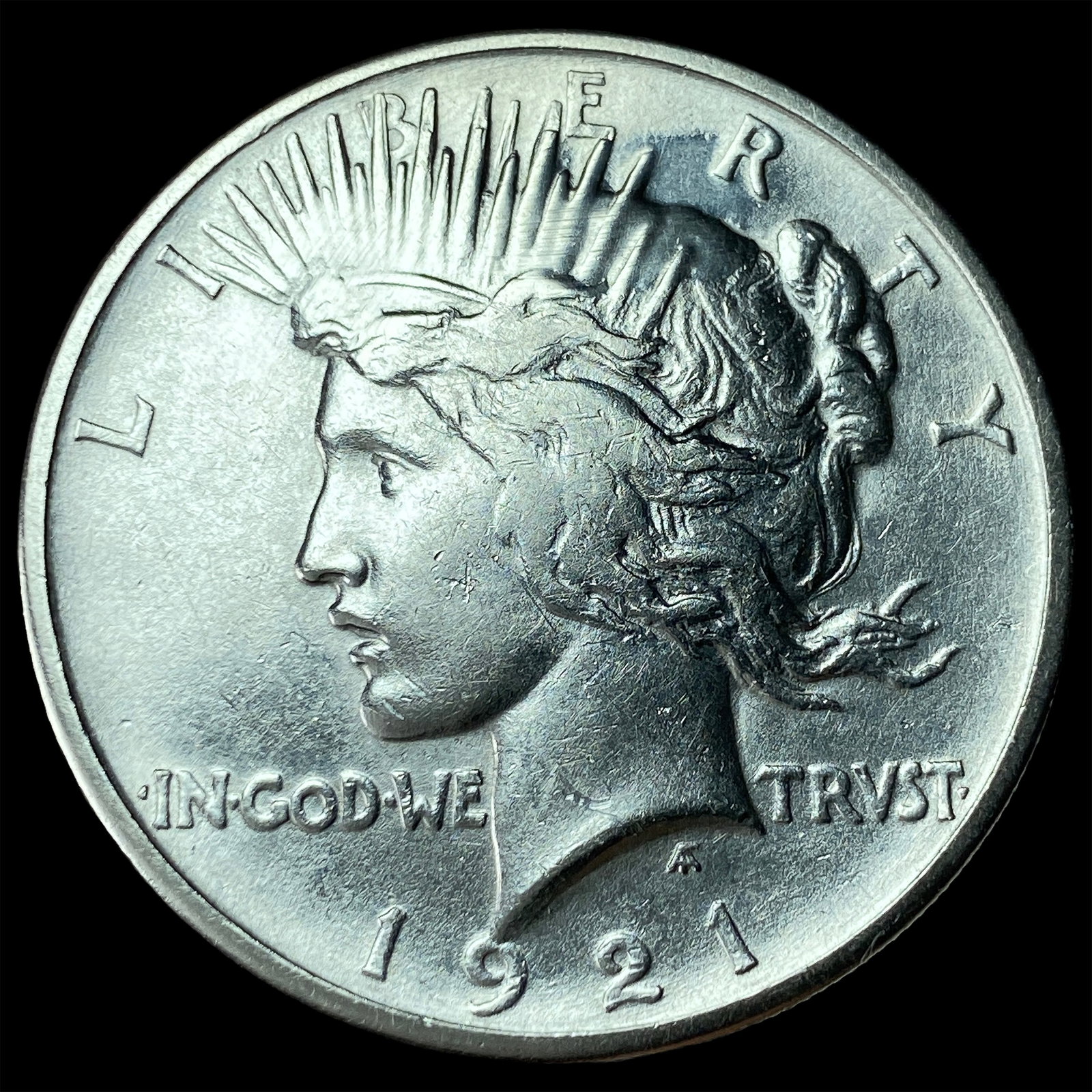 1921 Silver Peace Dollar CLOSELY UNCIRCULATED: 1921 Silver Peace Dollar CLOSELY UNCIRCULATED