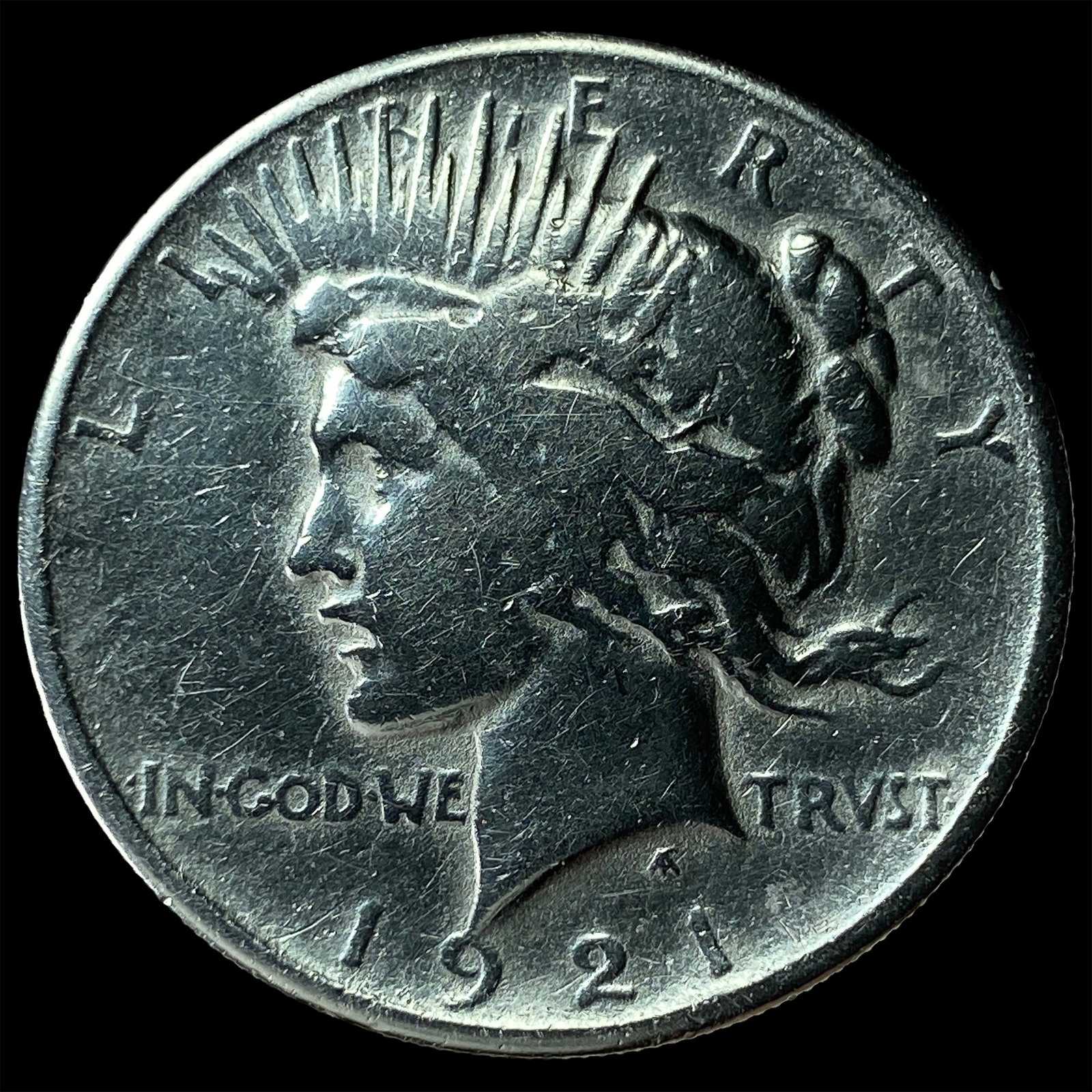 1921 Silver Peace Dollar NEARLY UNCIRCULATED: 1921 Silver Peace Dollar NEARLY UNCIRCULATED