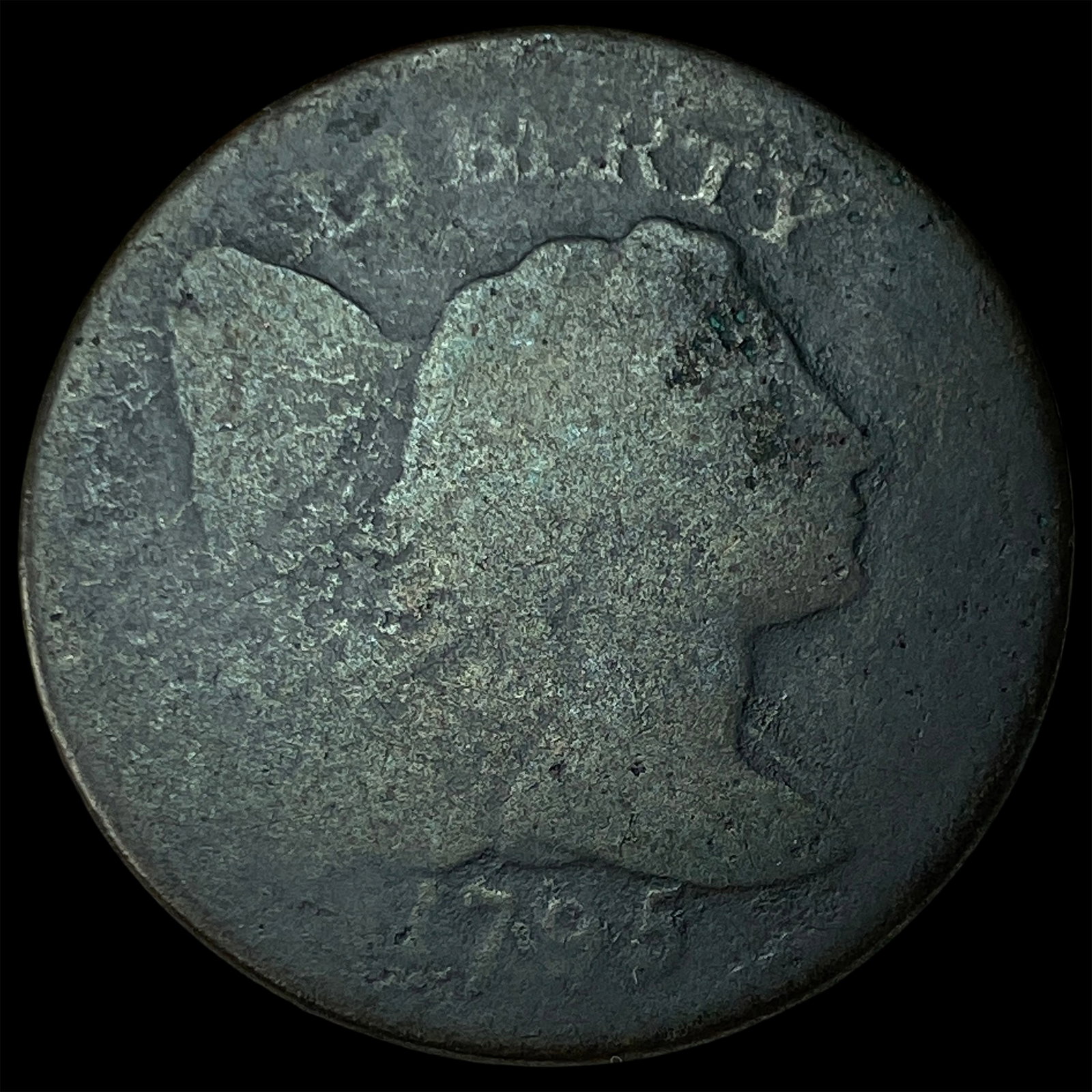 1795 Liberty Cap Large Cent LIGHTLY CIRCULATED: 1795 Liberty Cap Large Cent LIGHTLY CIRCULATED