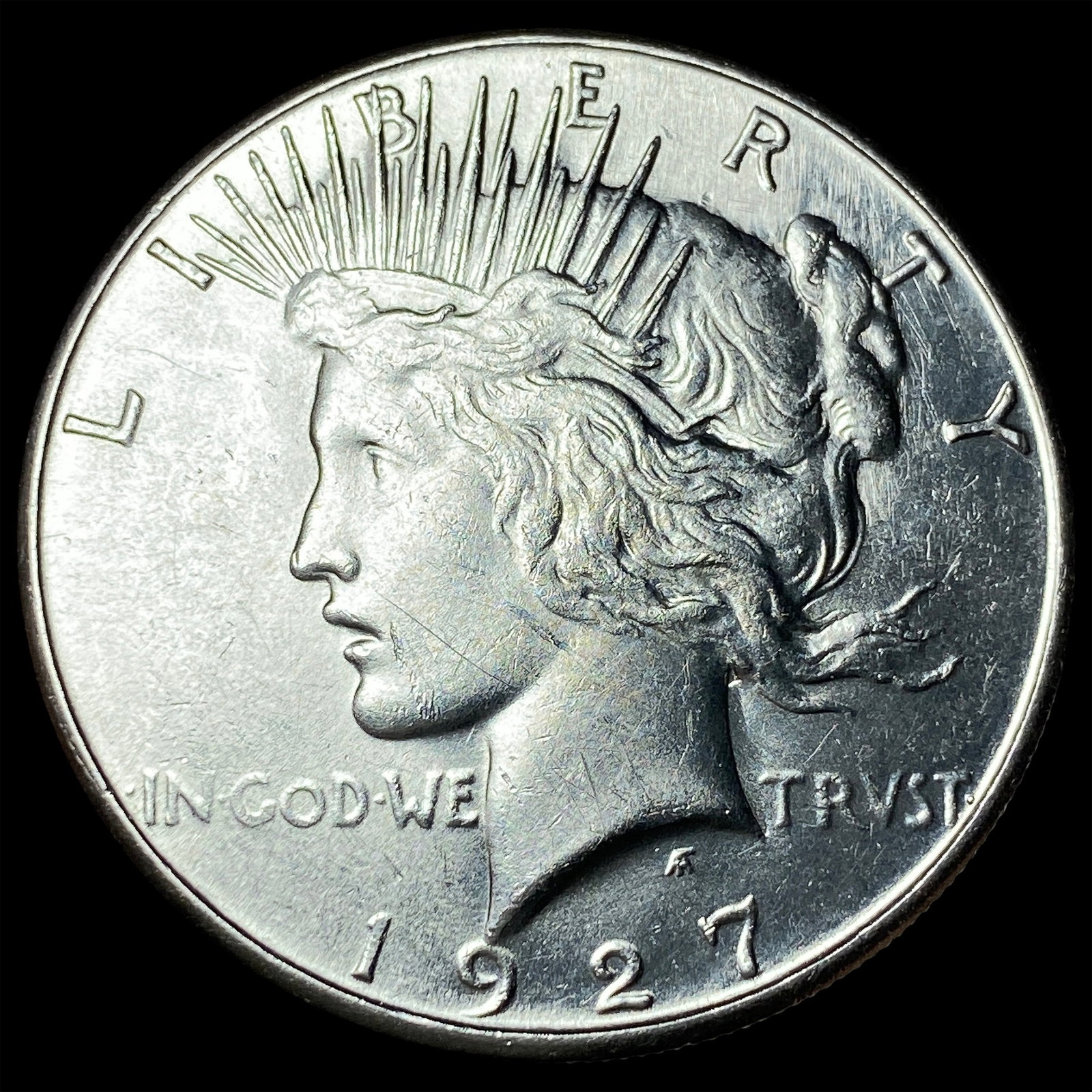 1927-S Silver Peace Dollar UNCIRCULATED: 1927-S Silver Peace Dollar UNCIRCULATED