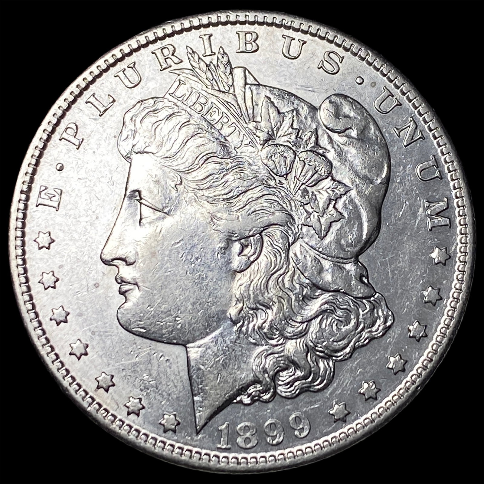 1899-S Silver Morgan Dollar CHOICE AU: 1899-S Silver Morgan Dollar CHOICE AU