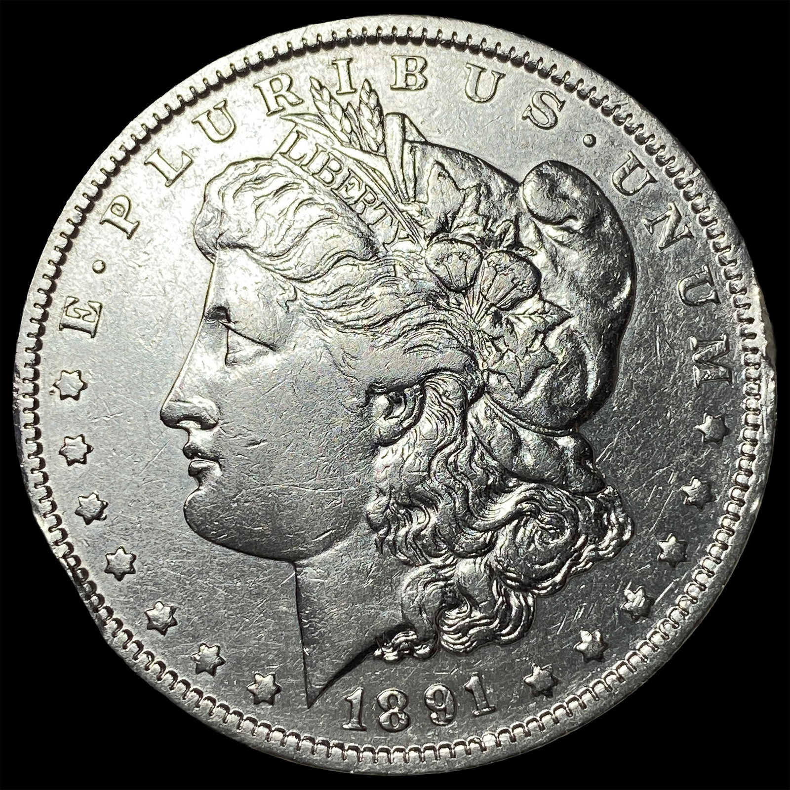 1891-O Silver Morgan Dollar CLOSELY UNCIRCULATED: 1891-O Silver Morgan Dollar CLOSELY UNCIRCULATED