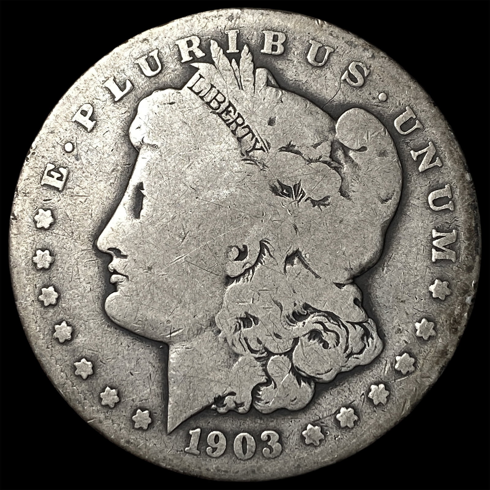 1903-S Silver Morgan Dollar NICELY CIRCULATED: 1903-S Silver Morgan Dollar NICELY CIRCULATED