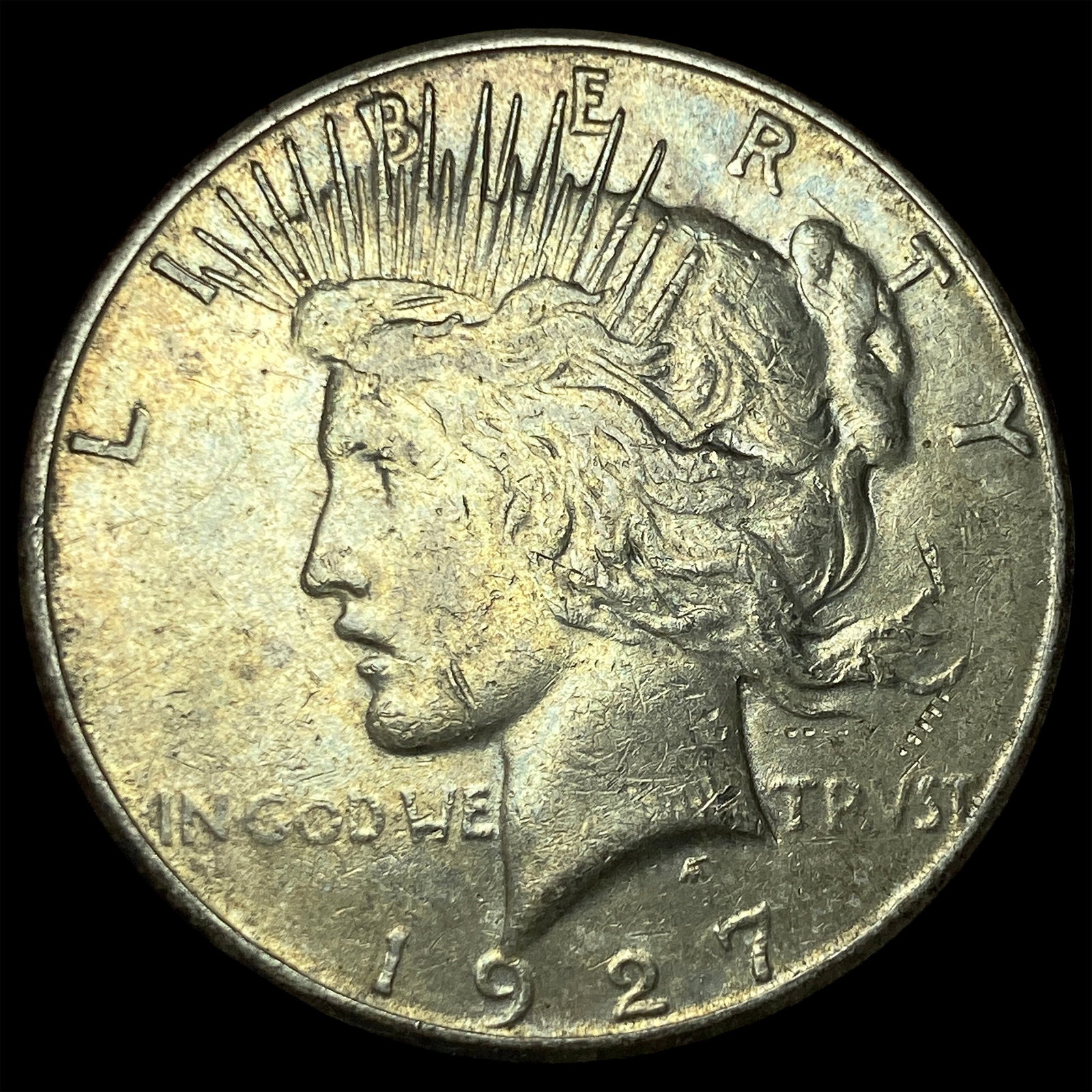 1927-S Silver Peace Dollar CLOSELY UNCIRCULATED: 1927-S Silver Peace Dollar CLOSELY UNCIRCULATED