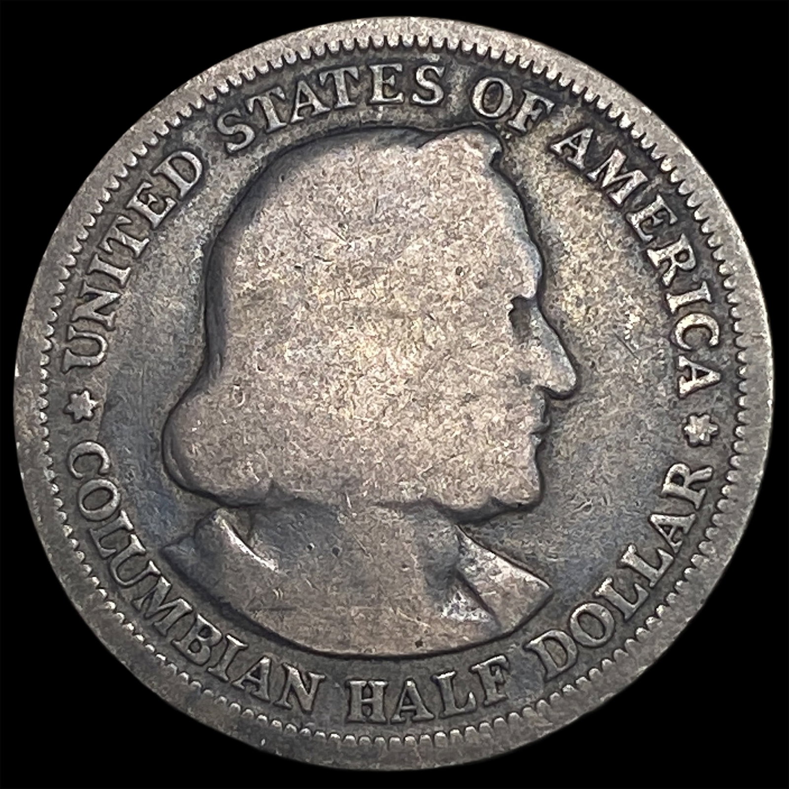 1893 Silver Columbian Expo Half Dollar NICELY CIRCULATED (1 of 2)