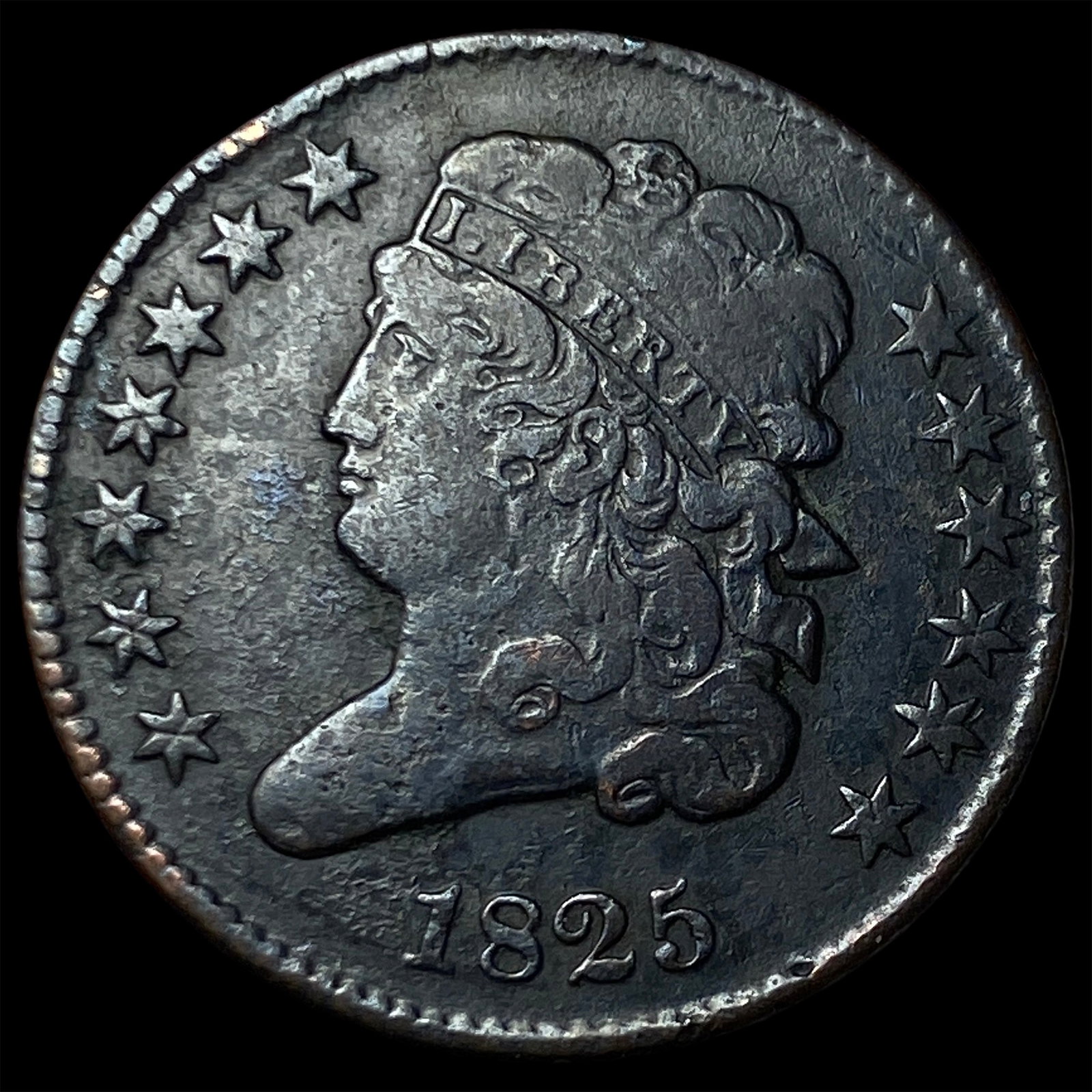 1825 Classic Head Half Cent NEARLY UNCIRCULATED (1 of 2)
