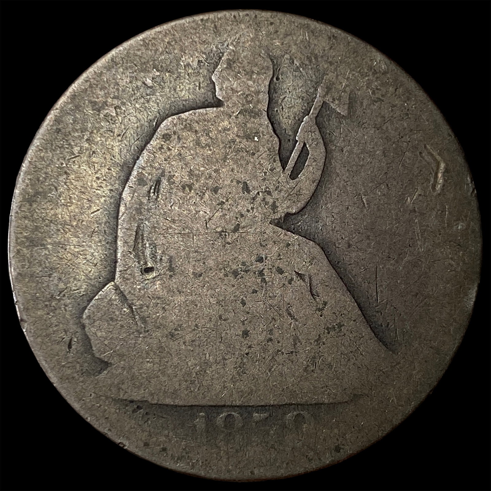 1858-O Silver Seated Liberty Half Dollar NICELY CIRCULATED: 1858-O Silver Seated Liberty Half Dollar NICELY CIRCULATED