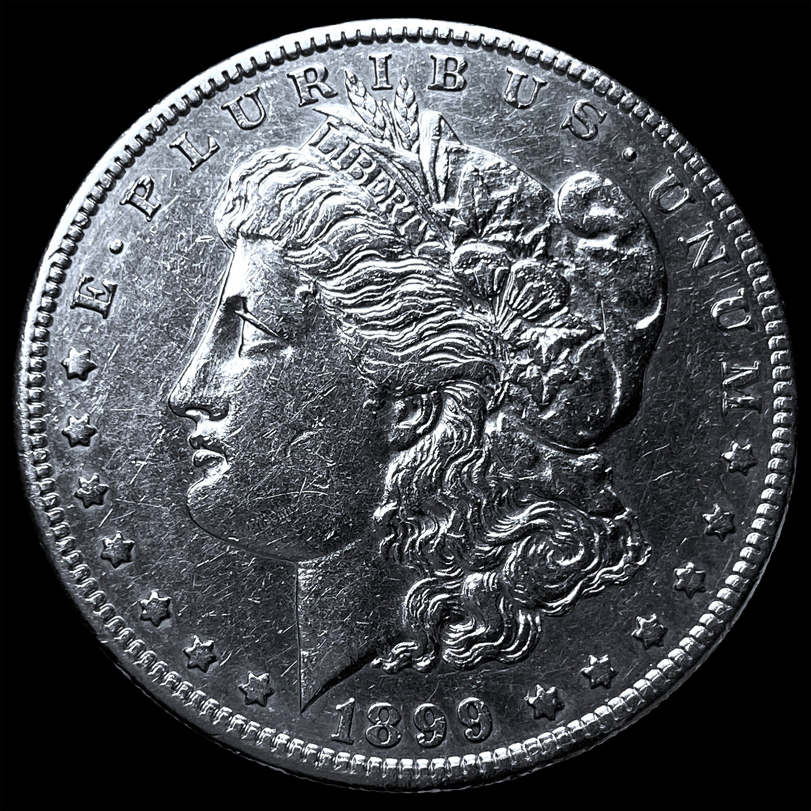 1899-S Silver Morgan Dollar CLOSELY UNCIRCULATED: 1899-S Silver Morgan Dollar CLOSELY UNCIRCULATED