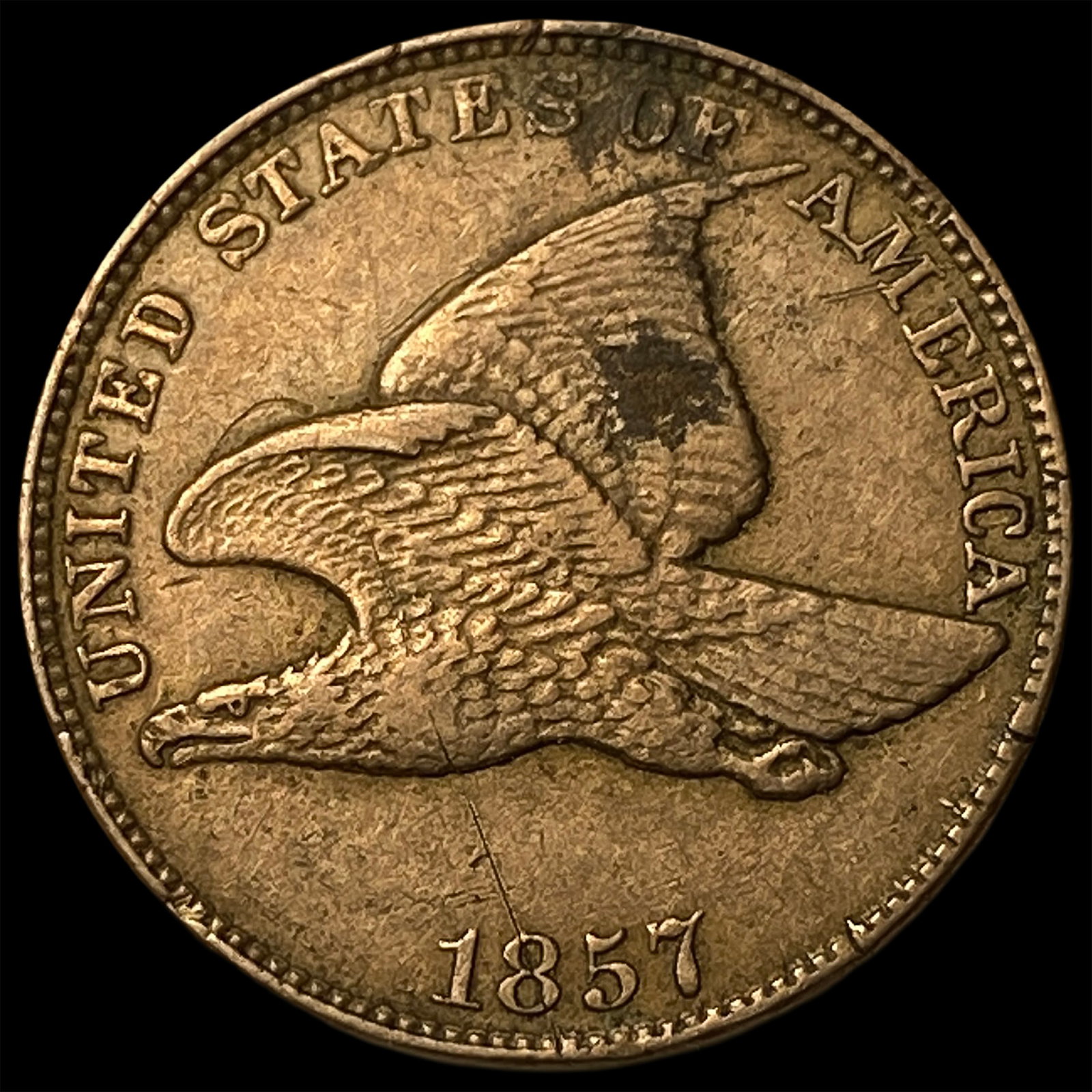 1857 Flying Eagle Cent CHOICE AU (1 of 2)